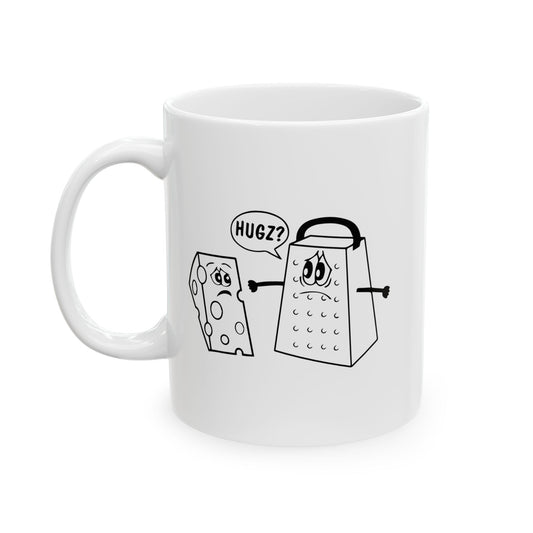 HUGZ? FUNNY SCARCASTIC MUG