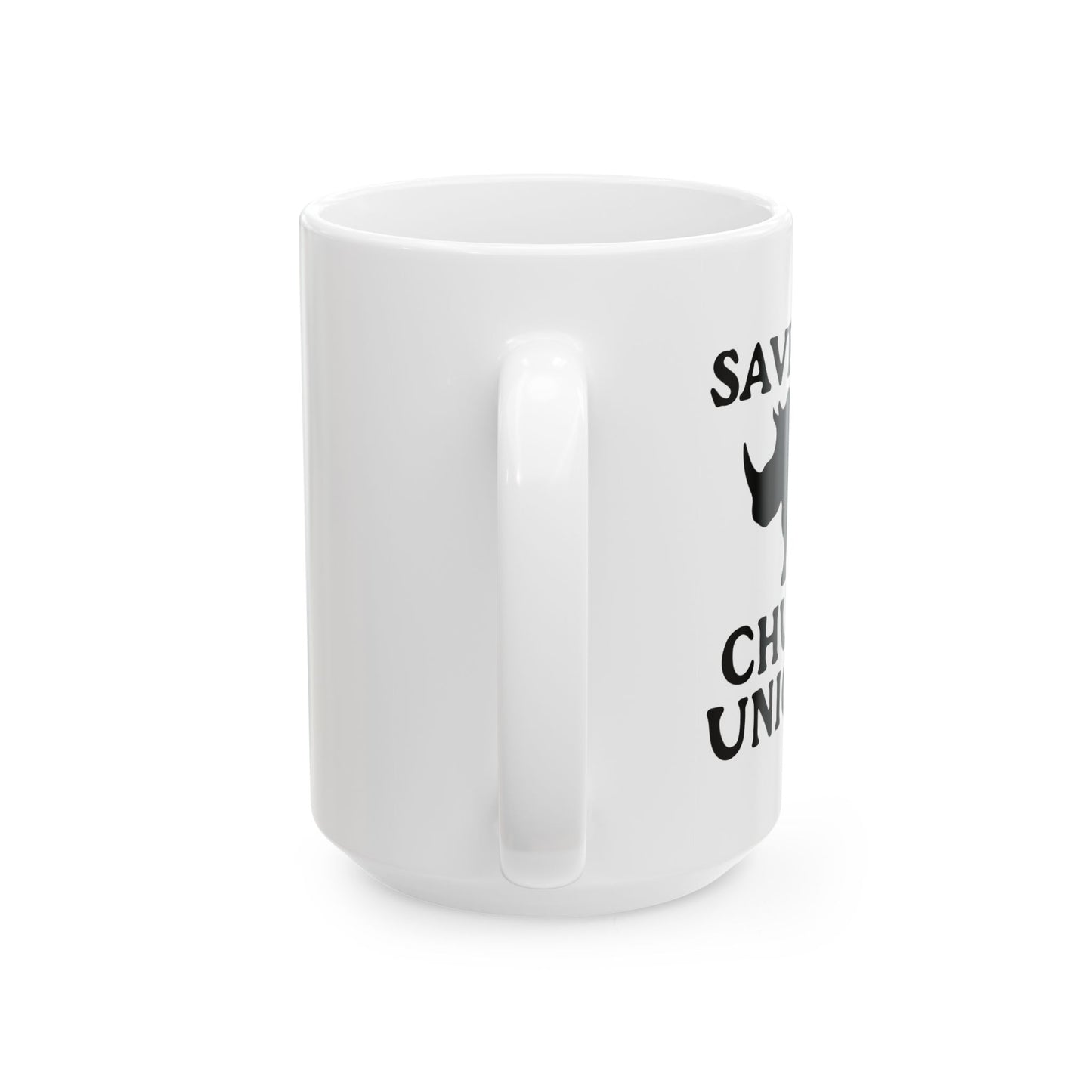 SAVE THE CHUBBY UNICORN FUNNY SCARCASTIC MUG