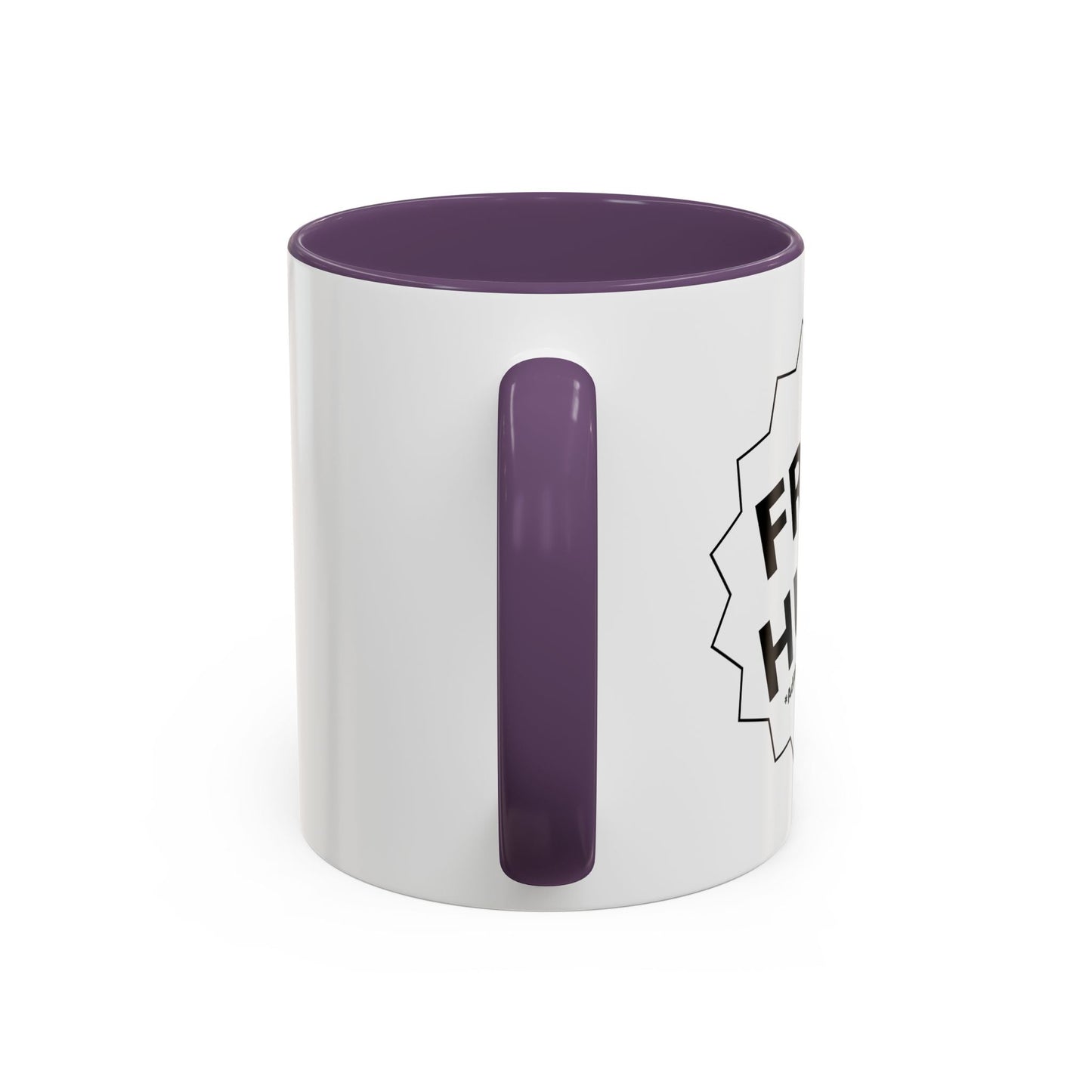 FREE HUGS Accent BiColor Funny Sarcastic Mug