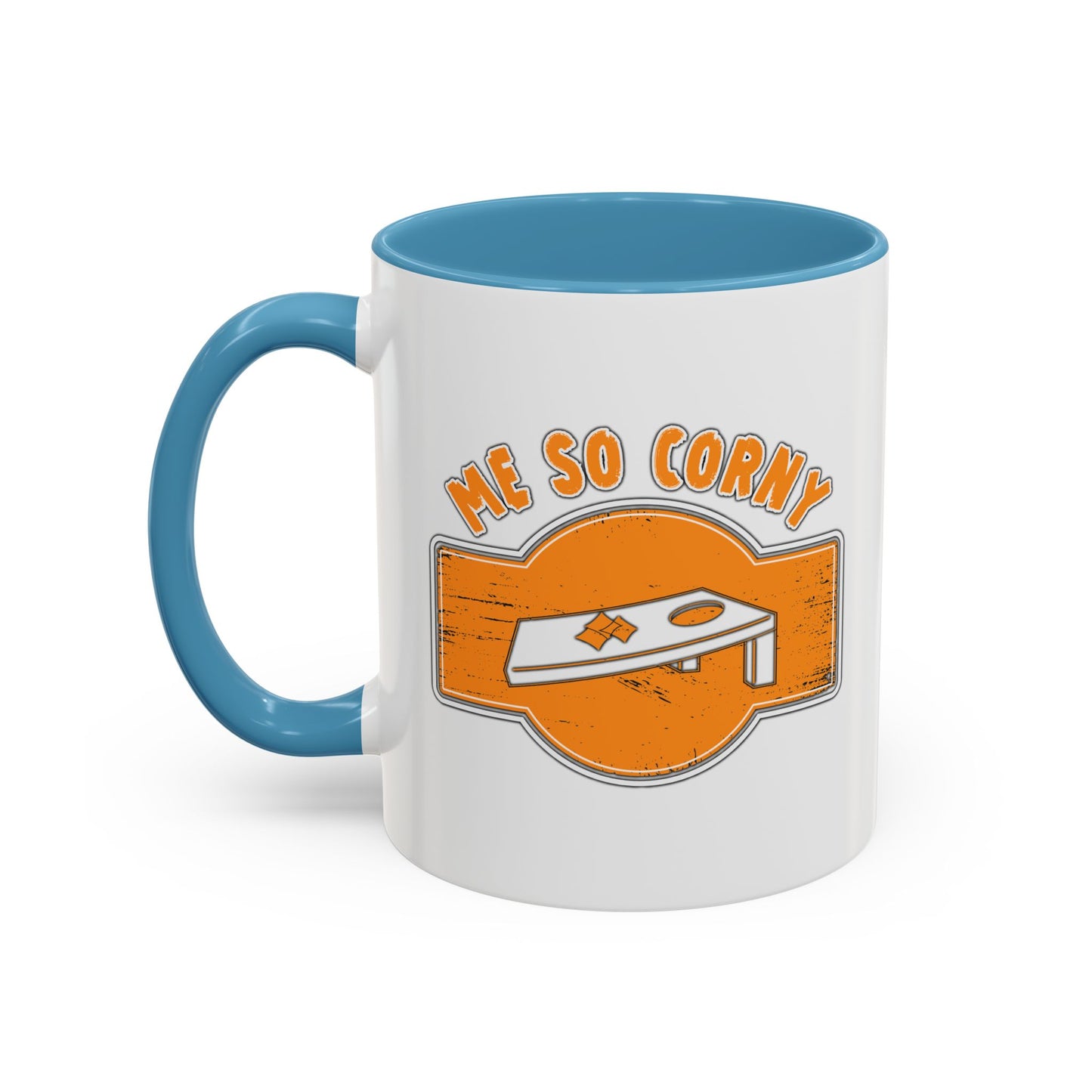 ME SO CORNY Accent BiColor Funny Sarcastic Mug