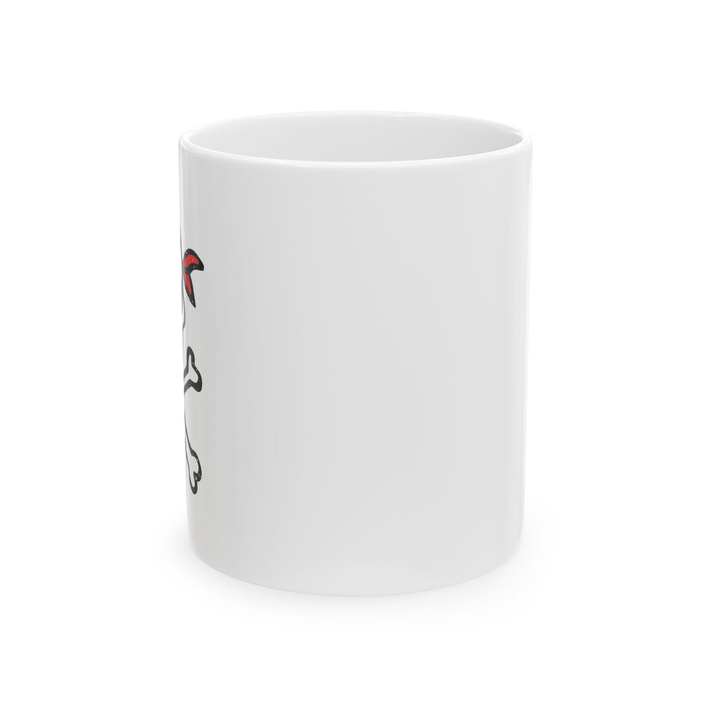 DRAWN SKULL White Mug