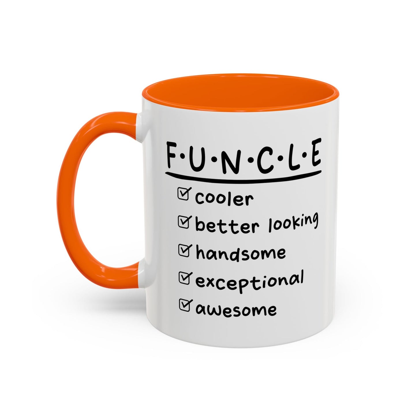 FUNCLE Accent BiColor Funny Sarcastic Mug