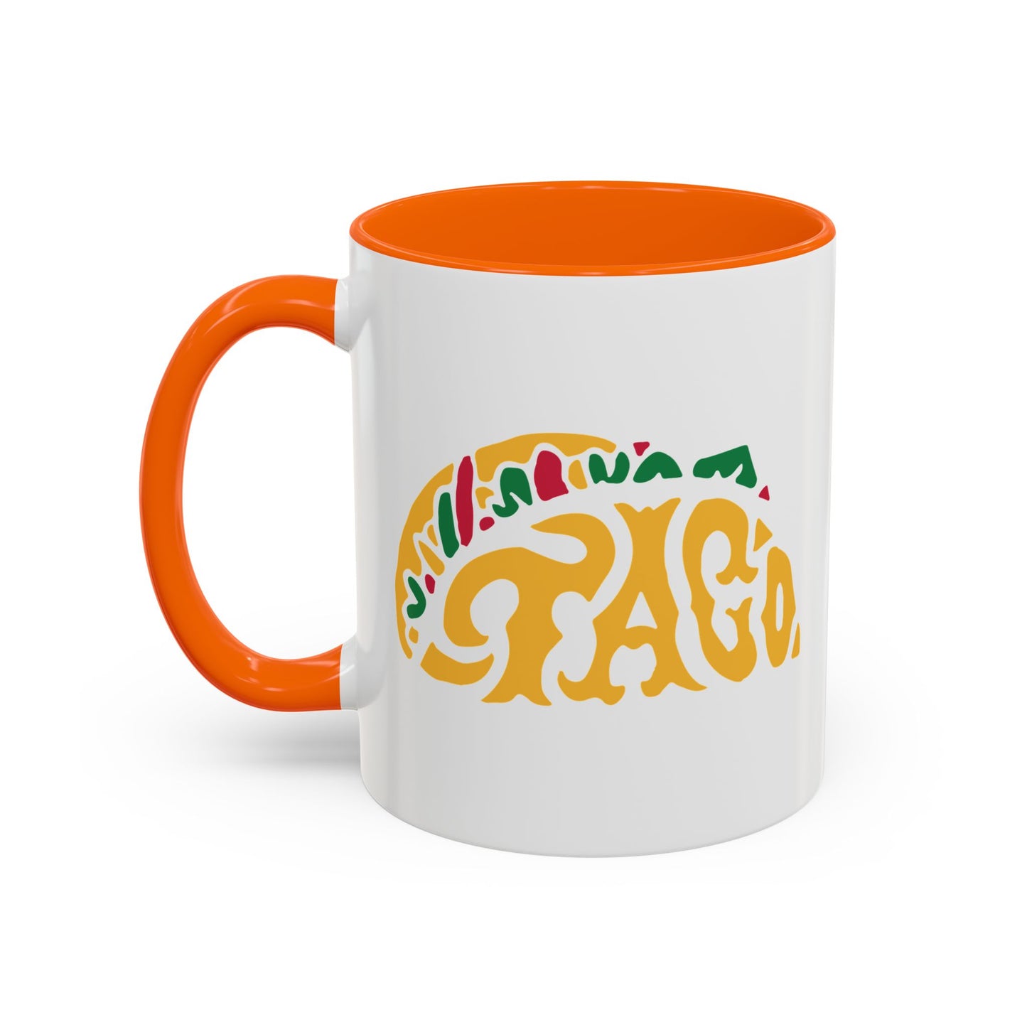 TACO Accent BiColor Funny Sarcastic Mug