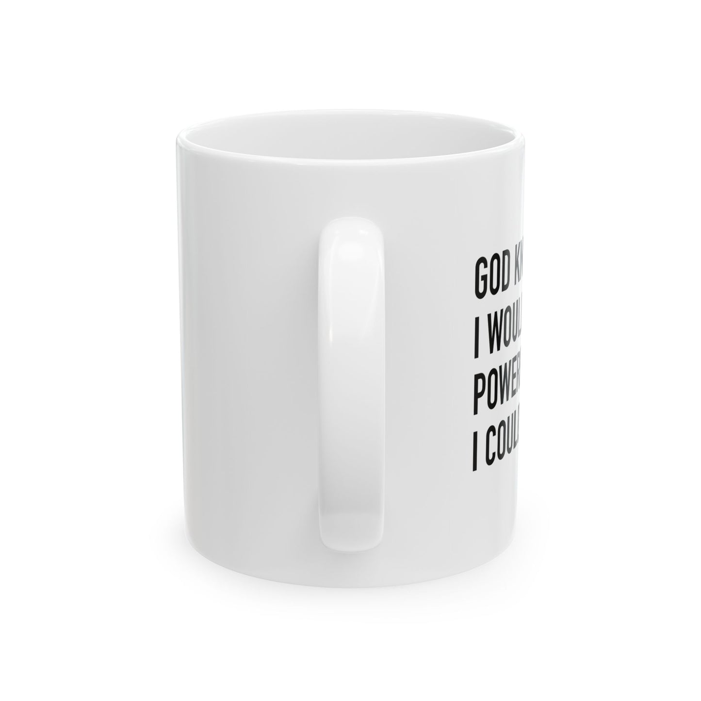 IFI COULD DO MATH FUNNY SARCASTIC WHITE MUG