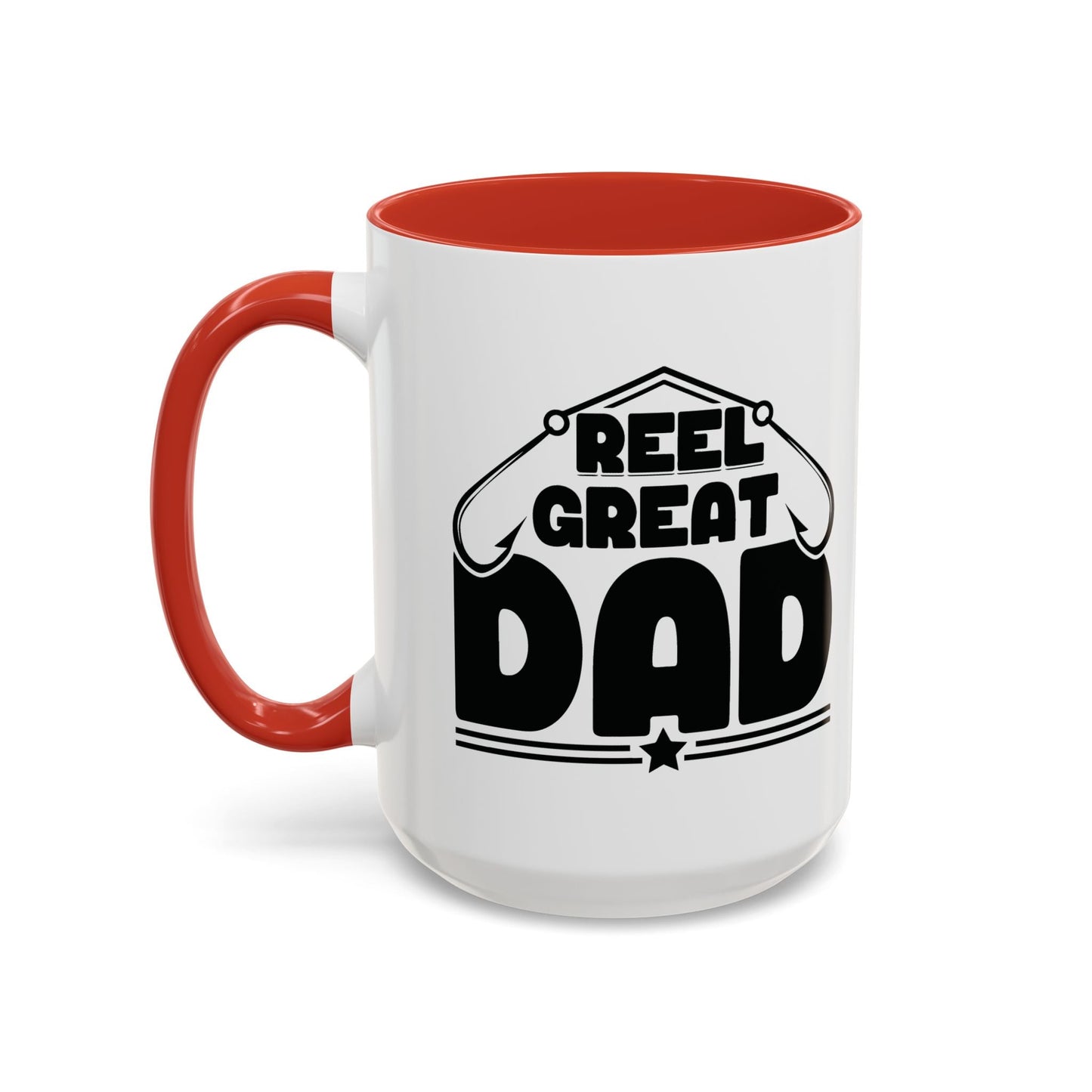 REEL GREAT DAD Accent BiColor Mug