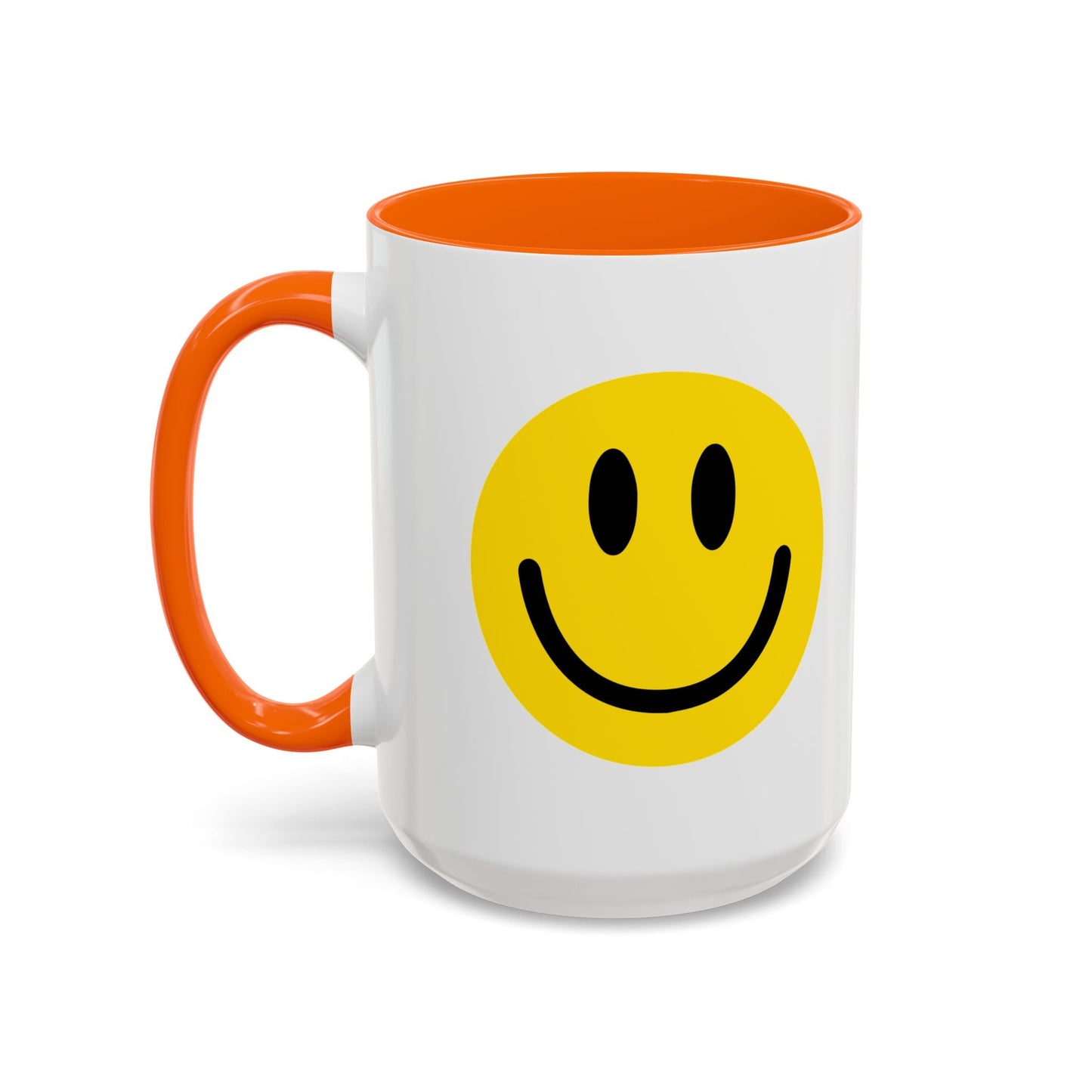 SMILE FACE Accent BiColor Funny Sarcastic Mug