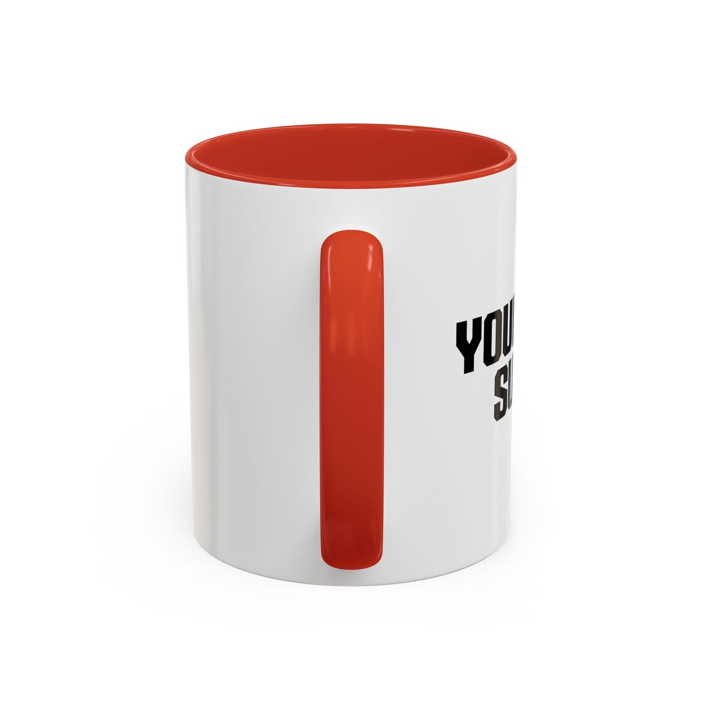 YOUR TEAM SUCKS Accent BiColor Funny Sarcastic Mug