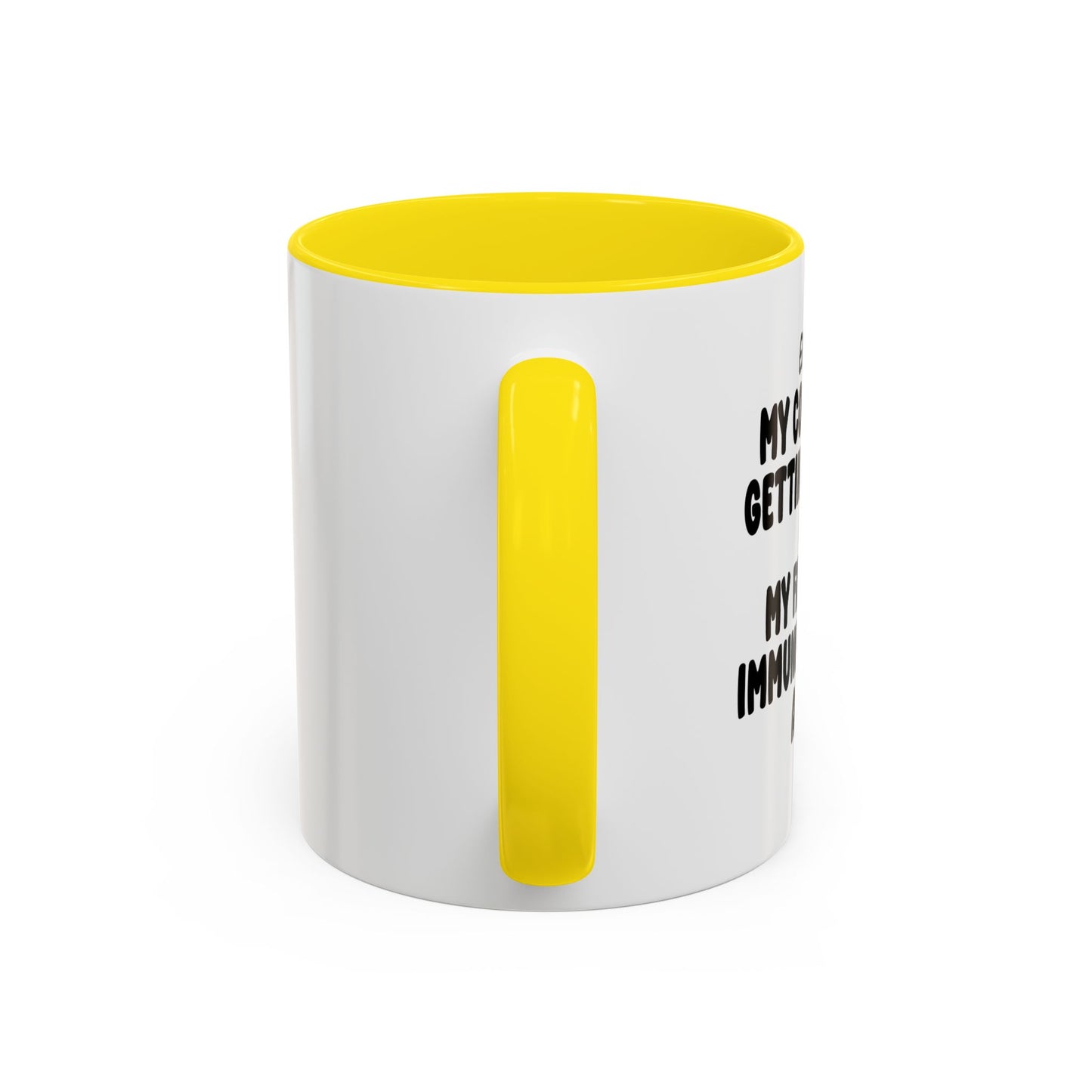 MY COOKING IS GETTING BETTER Accent BiColor Funny Sarcastic Mug