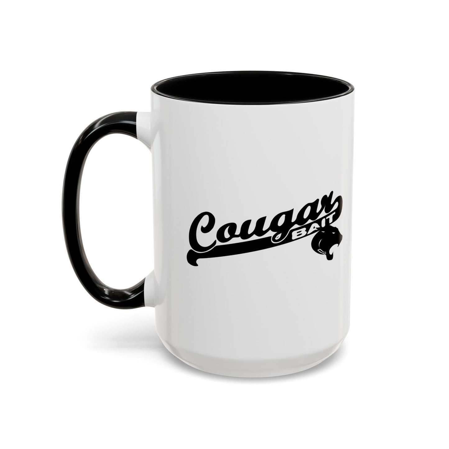 COUGAR BAIT Accent BiColor Funny Sarcastic Mug