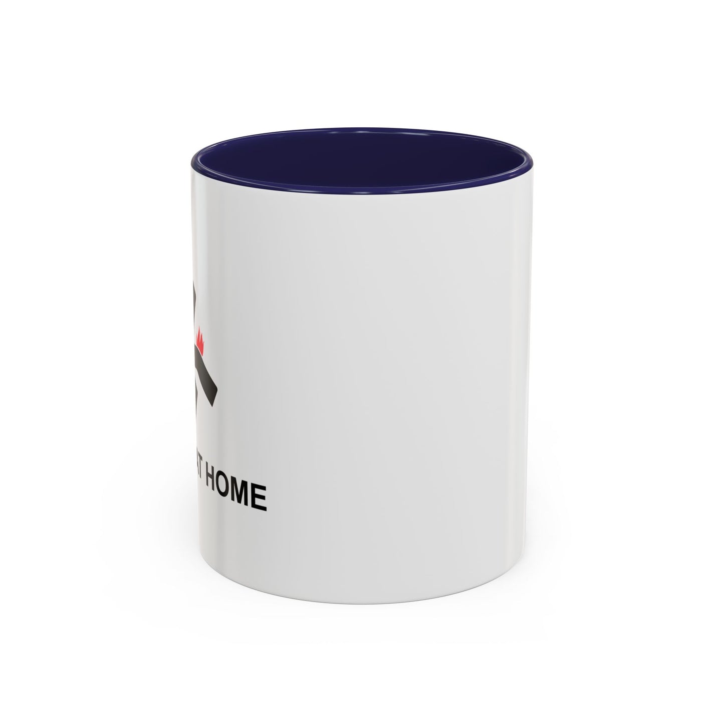 I TRIED IT AT HOME Accent BiColor Funny Sarcastic Mug