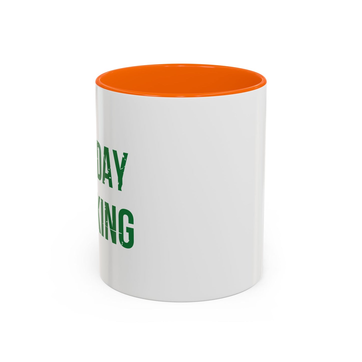 I HEART DAY DRINKING Accent BiColor Funny Sarcastic Mug