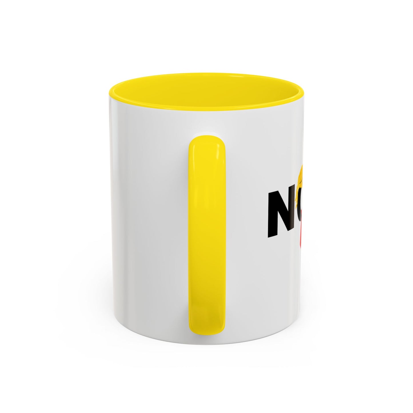 NOPE NOT AGAIN Accent BiColor Funny Sarcastic Mug