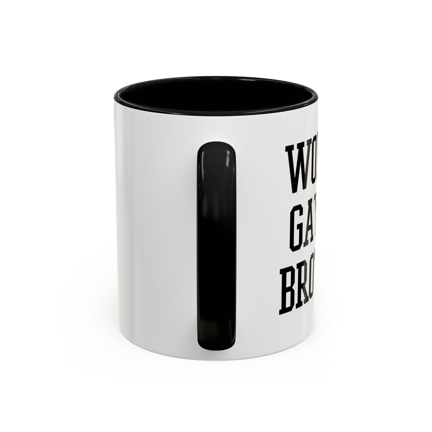 WORLD'S GAYEST BROTHER Accent BiColor Funny Sarcastic Mug