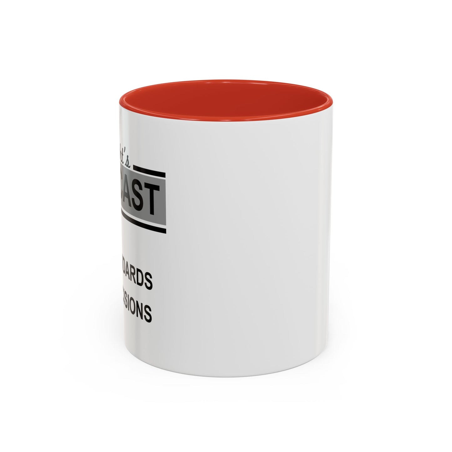 TONIGHT'S FORECAST Accent BiColor Funny Sarcastic Mug