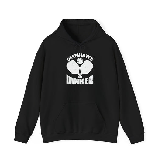 DESIGNATED DRINKER - Premium Unisex Funny Sarcastic Black Hoodie Sweatshirt