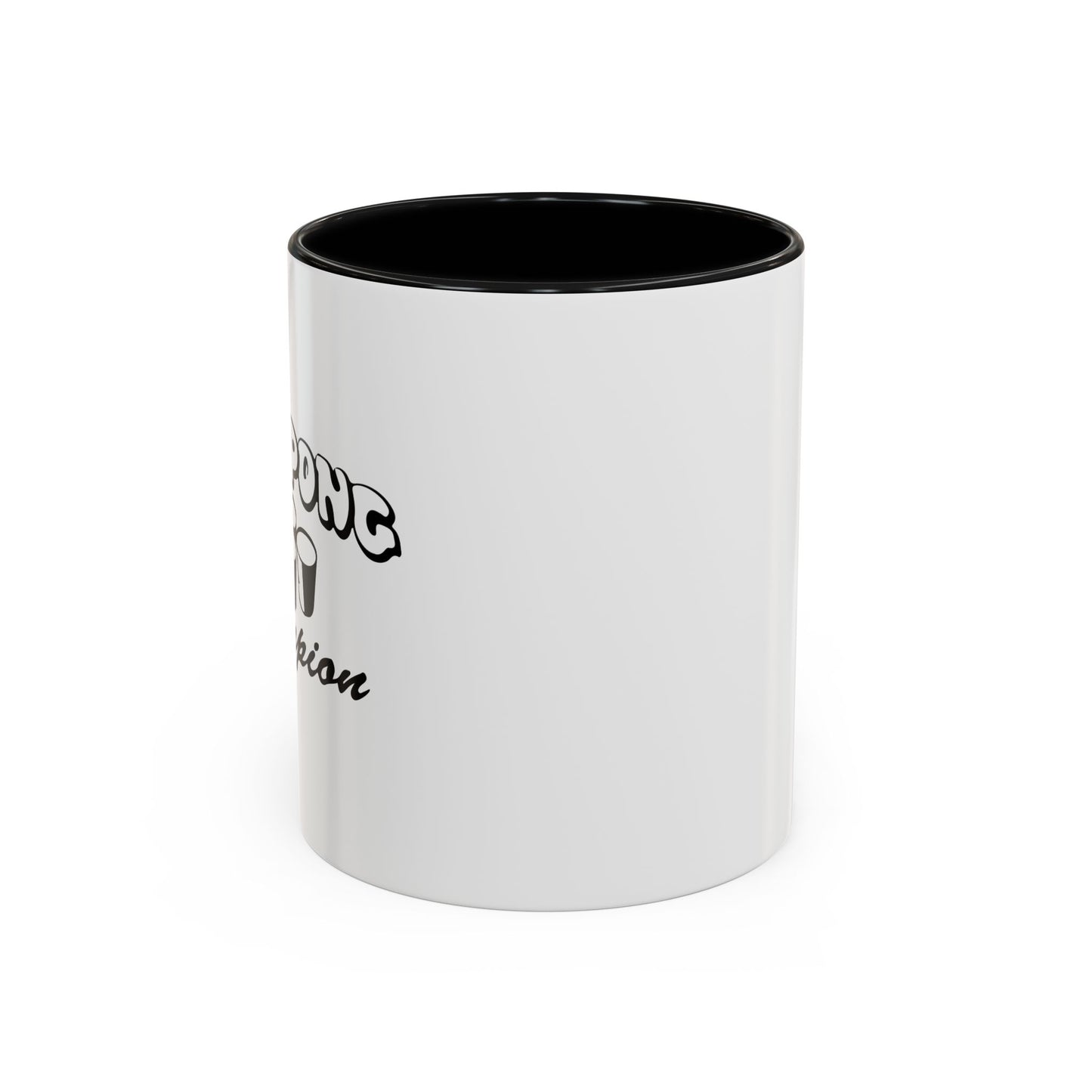 BEER PONG CHAMPION Accent BiColor Funny Sarcastic Mug