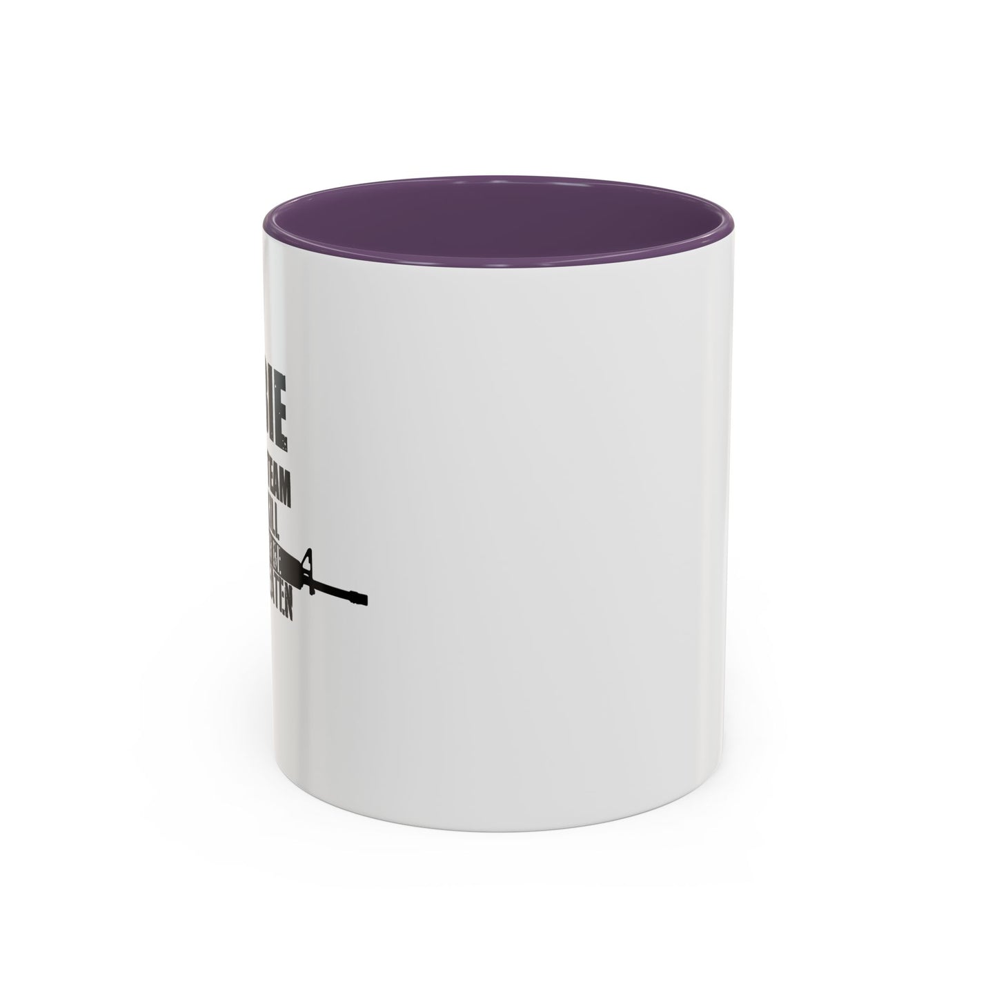 ZOMBIE RESPONSE TEAM Accent BiColor Funny Sarcastic Mug