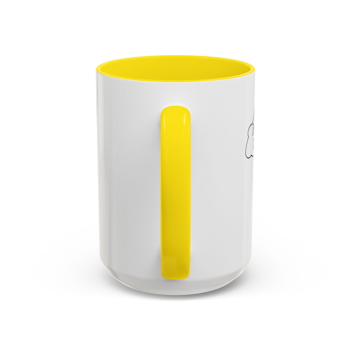 I'M A LITTLE DOOR KEY Accent BiColor Funny Sarcastic Mug