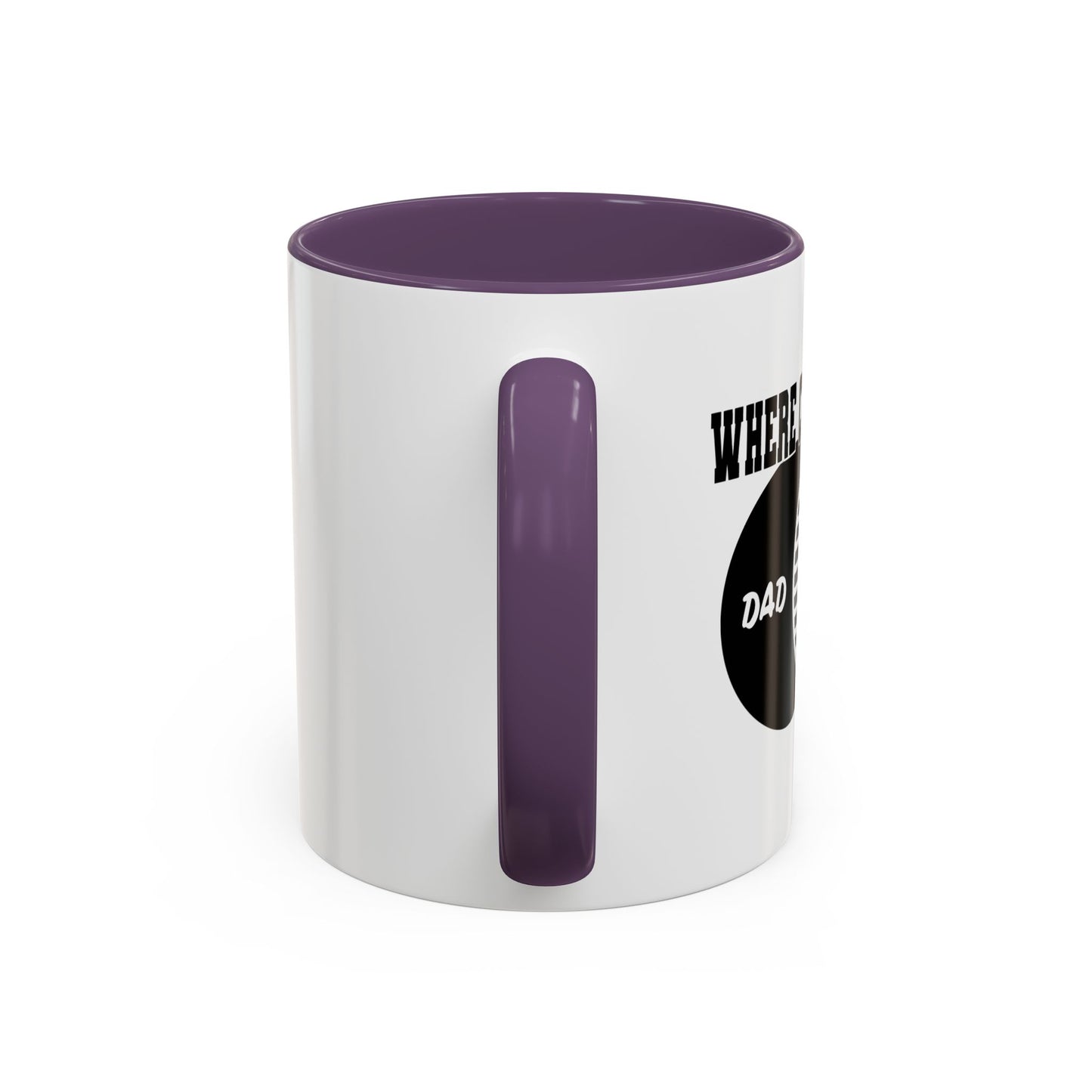 WHERE CORNY BEGINS Accent BiColor Funny Sarcastic Mug