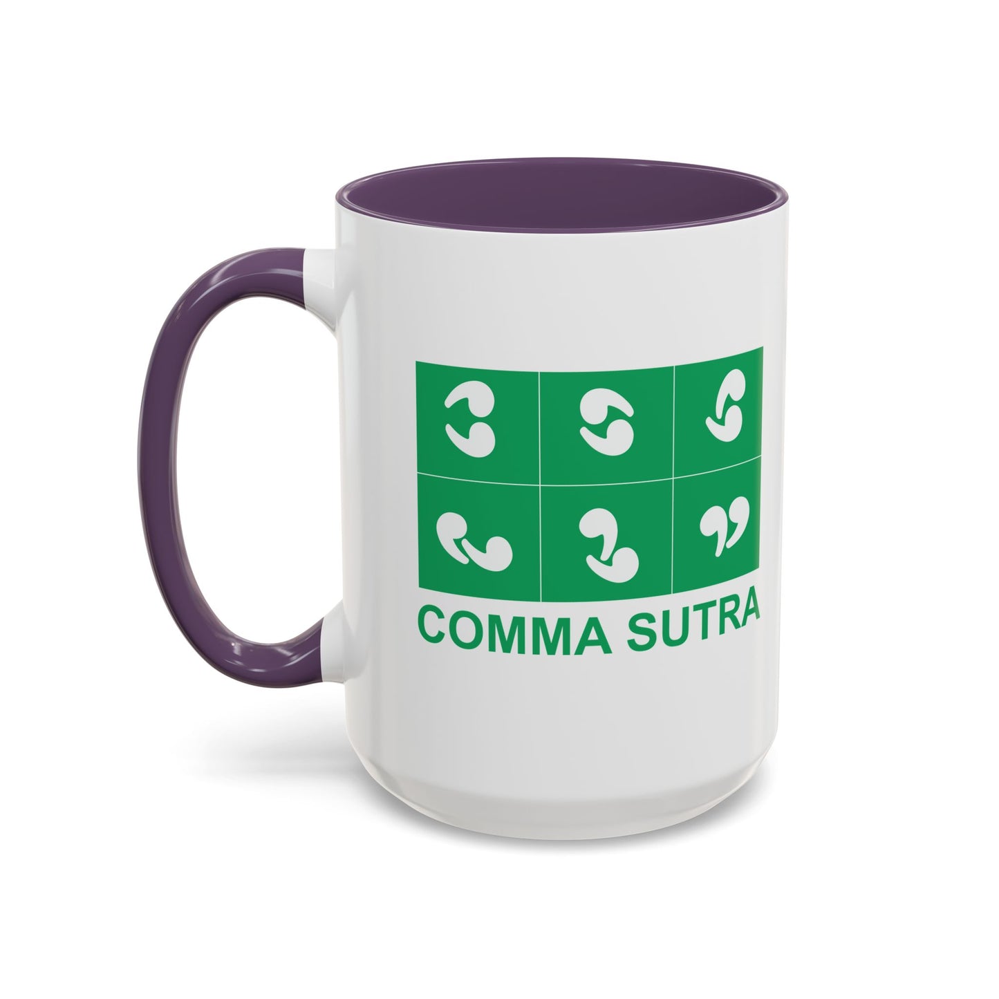 COMMA SUTRA Accent BiColor Funny Sarcastic Mug