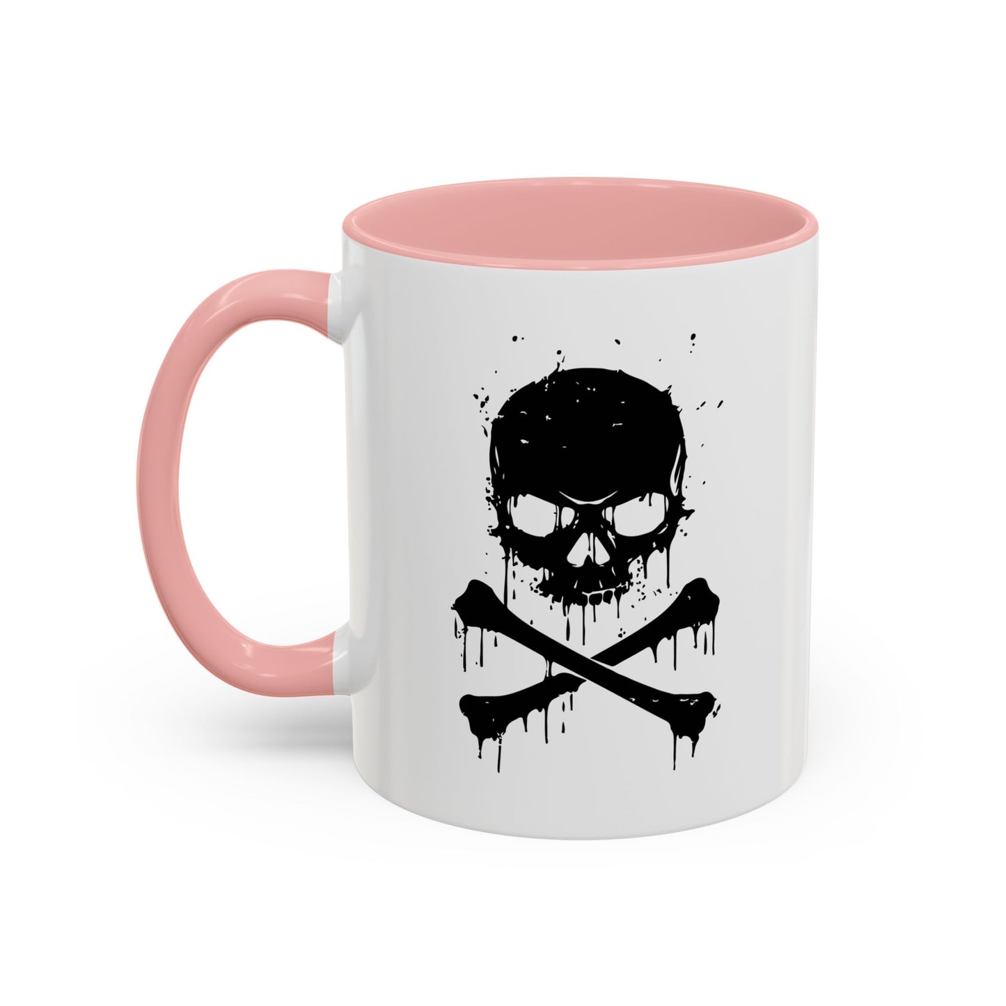 DRIP SKULL Accent BiColor Funny Sarcastic Mug