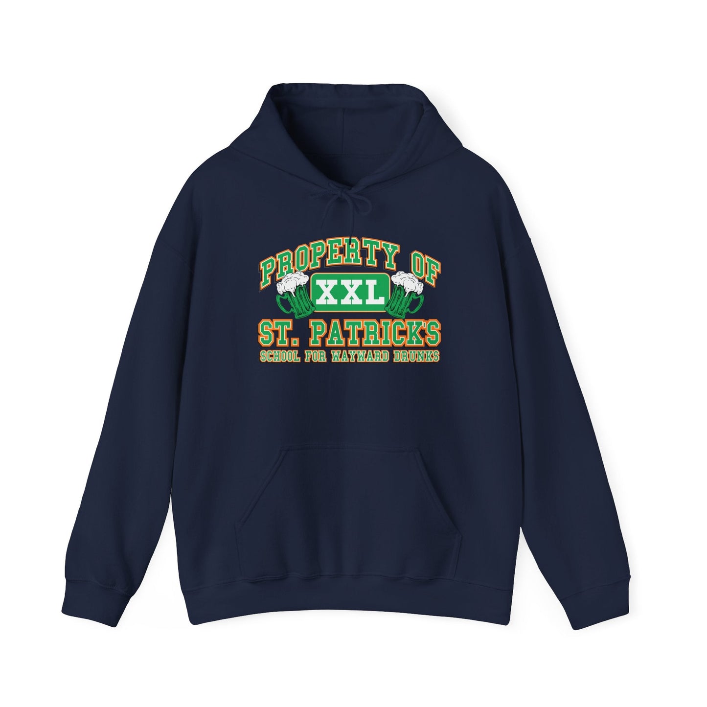 PROPERTY OF ST. PATRICKS - Premium Unisex Funny Sarcastic Black Hoodie Sweatshirt