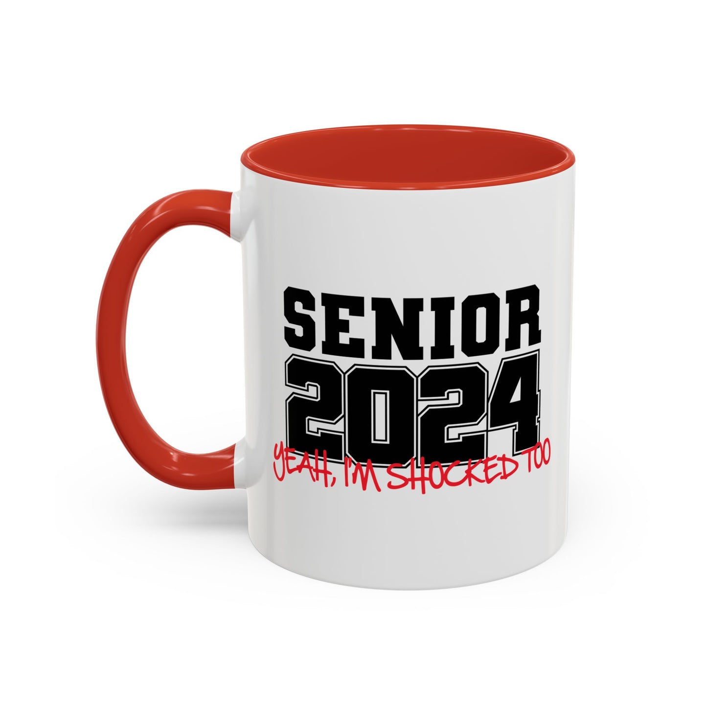 SENIOR 2024 Accent BiColor Funny Sarcastic Mug