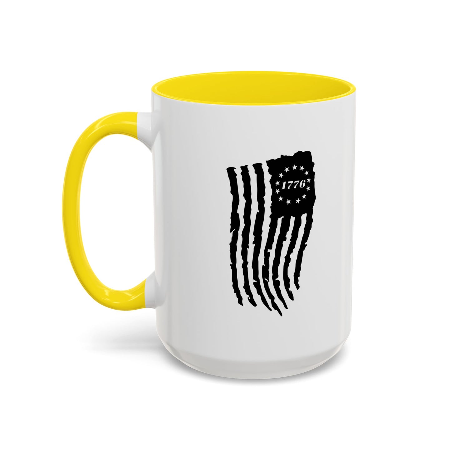 1776 BETSY FLAG Accent BiColor Funny Sarcastic Mug