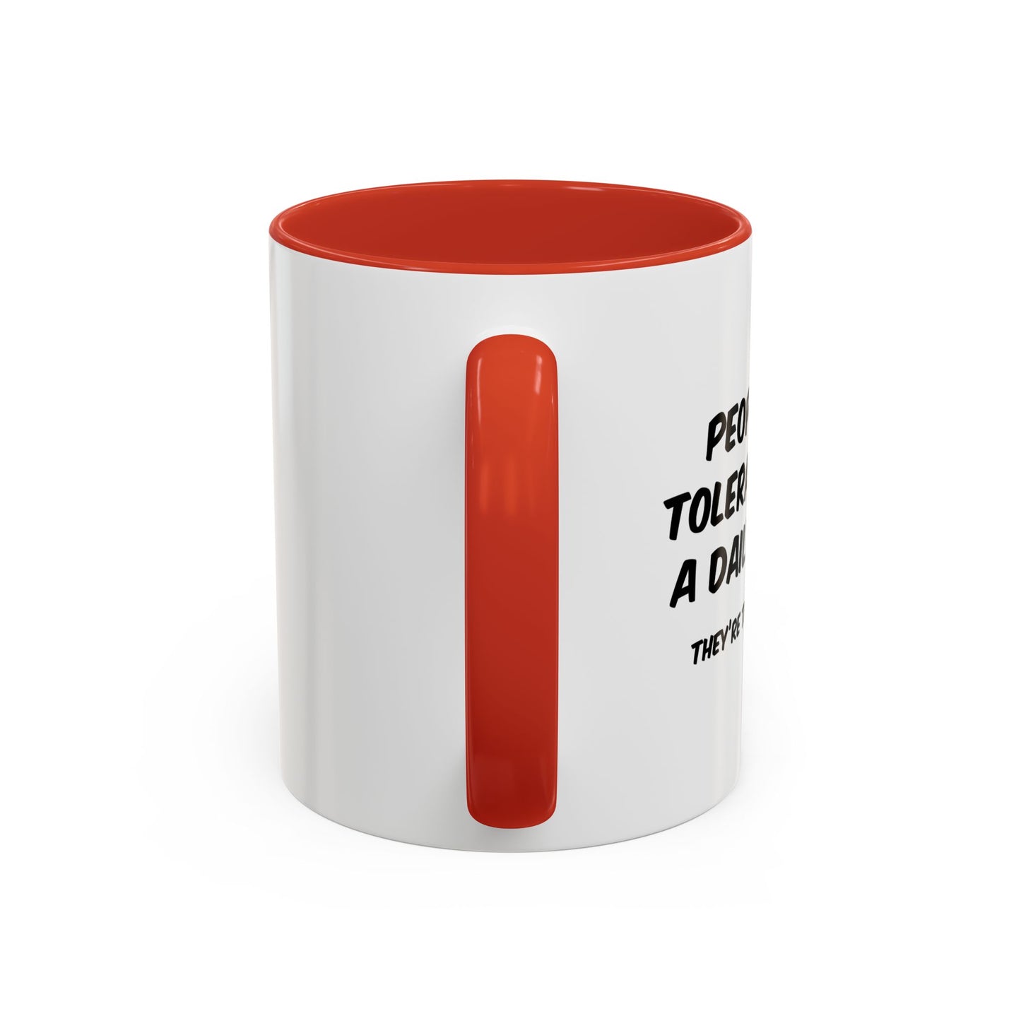 THE REAL HEROES Accent BiColor Funny Sarcastic Mug