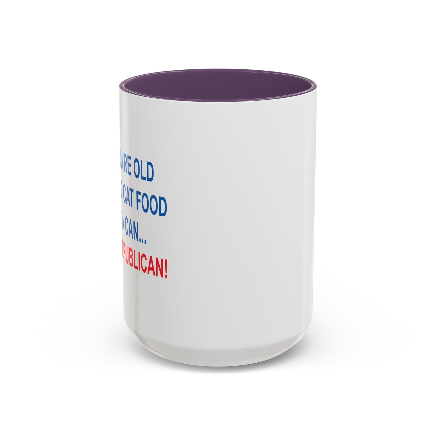 THANK A REPUBLICAN BLUE Accent BiColor Funny Sarcastic Mug