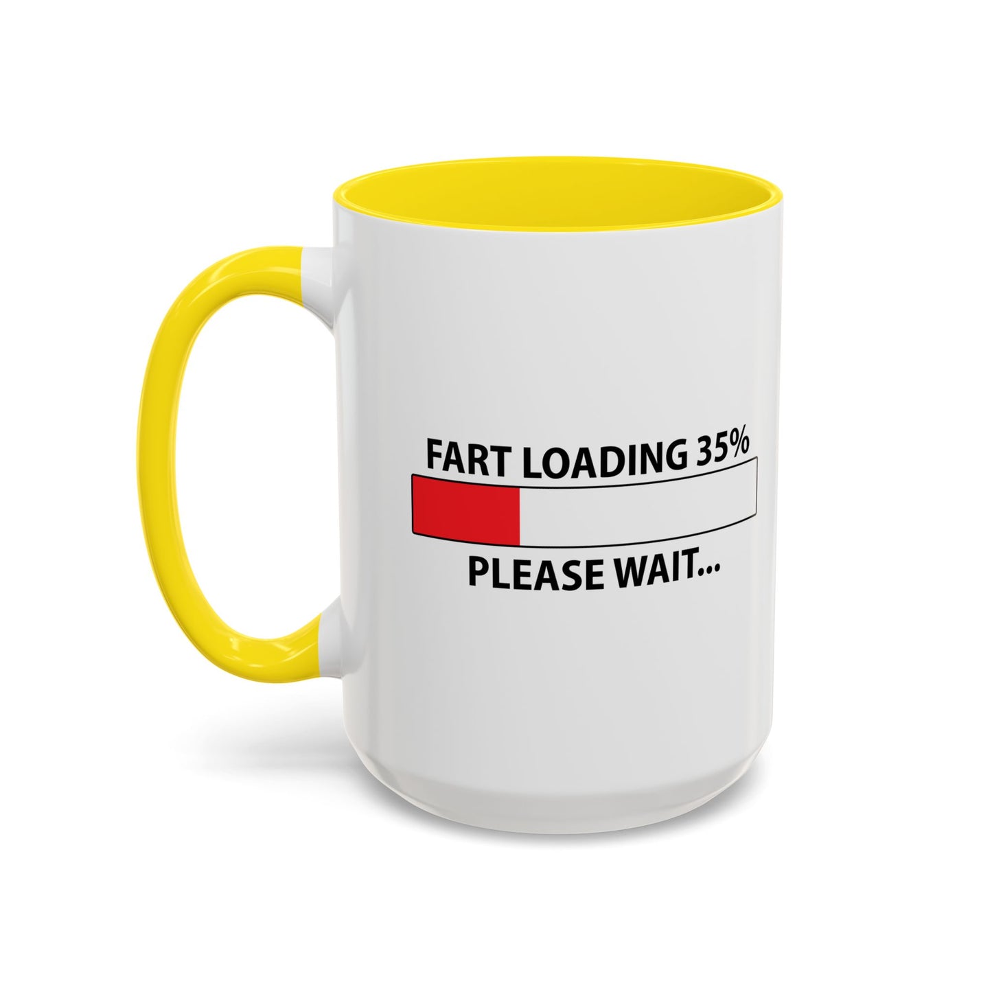 FART LOADING Accent BiColor Funny Sarcastic Mug