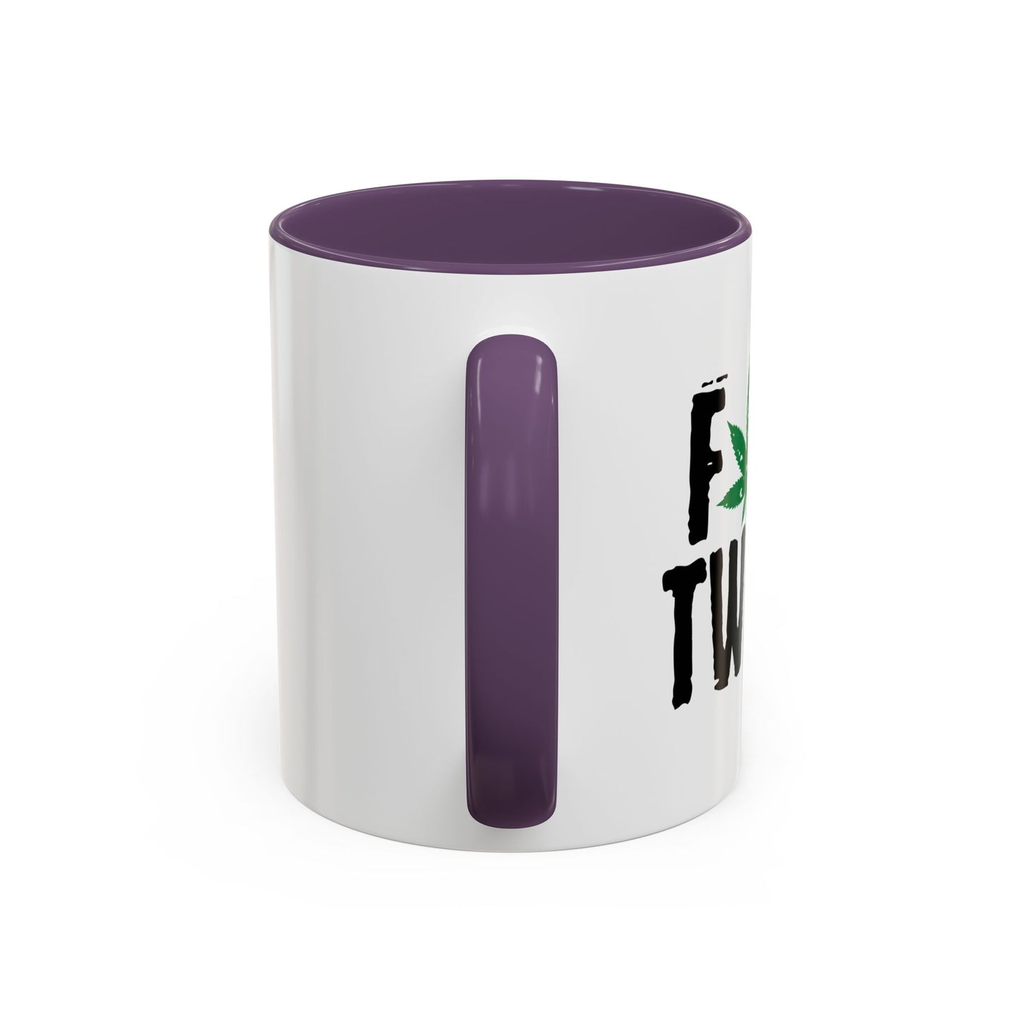 FOUR TWENTY Accent BiColor Funny Sarcastic Mug