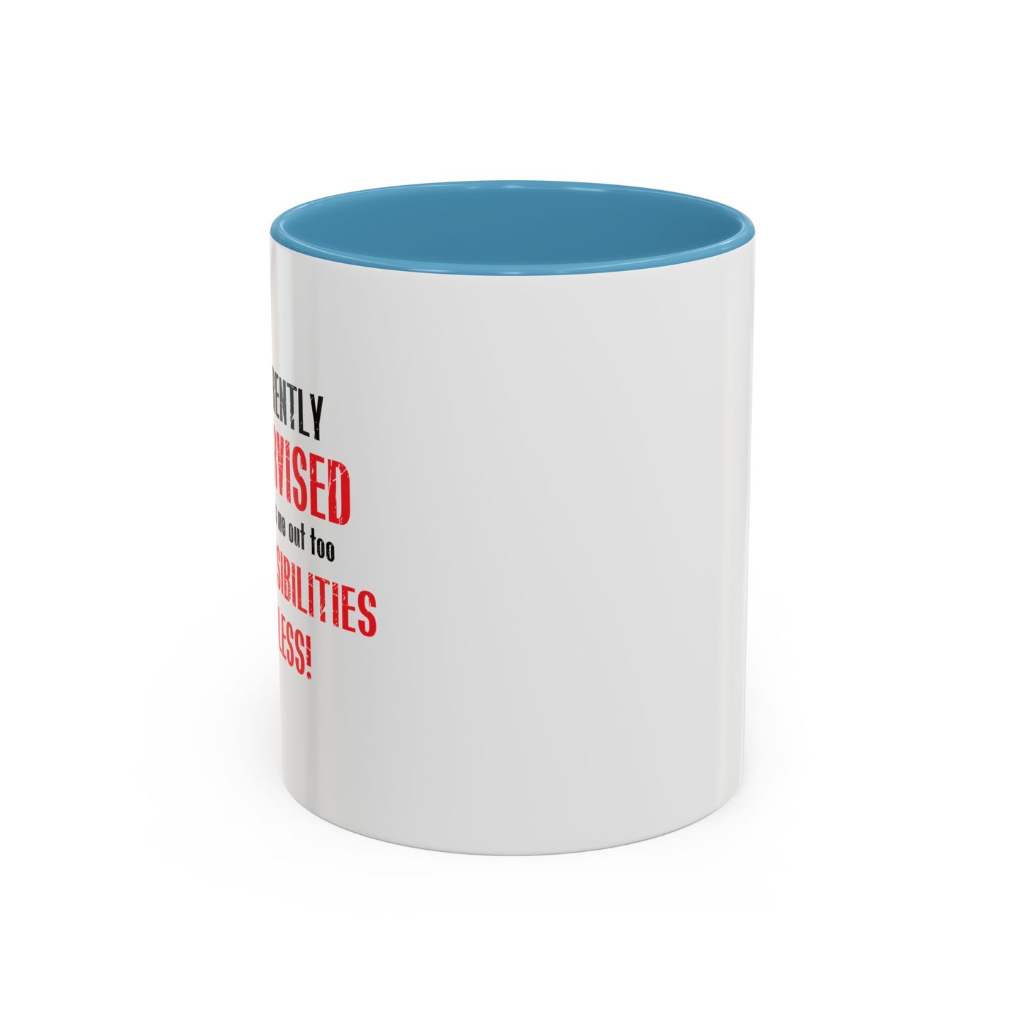 THE POSSIBILITIES ENDLESS Accent BiColor Funny Sarcastic Mug