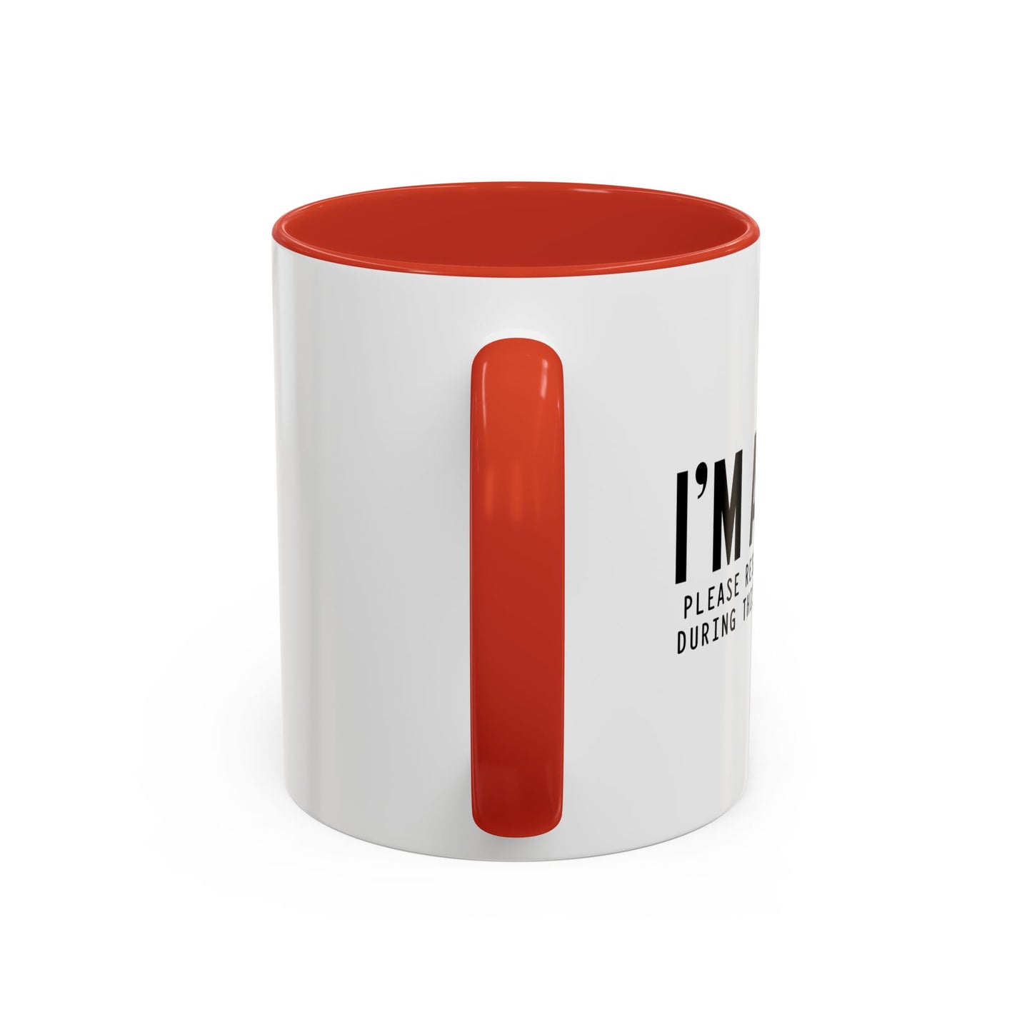 PLEASE RESPECT MY PRIVACY Accent BiColor Funny Sarcastic Mug