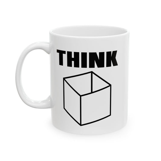 THINK FUNNY SARCASTIC MUG