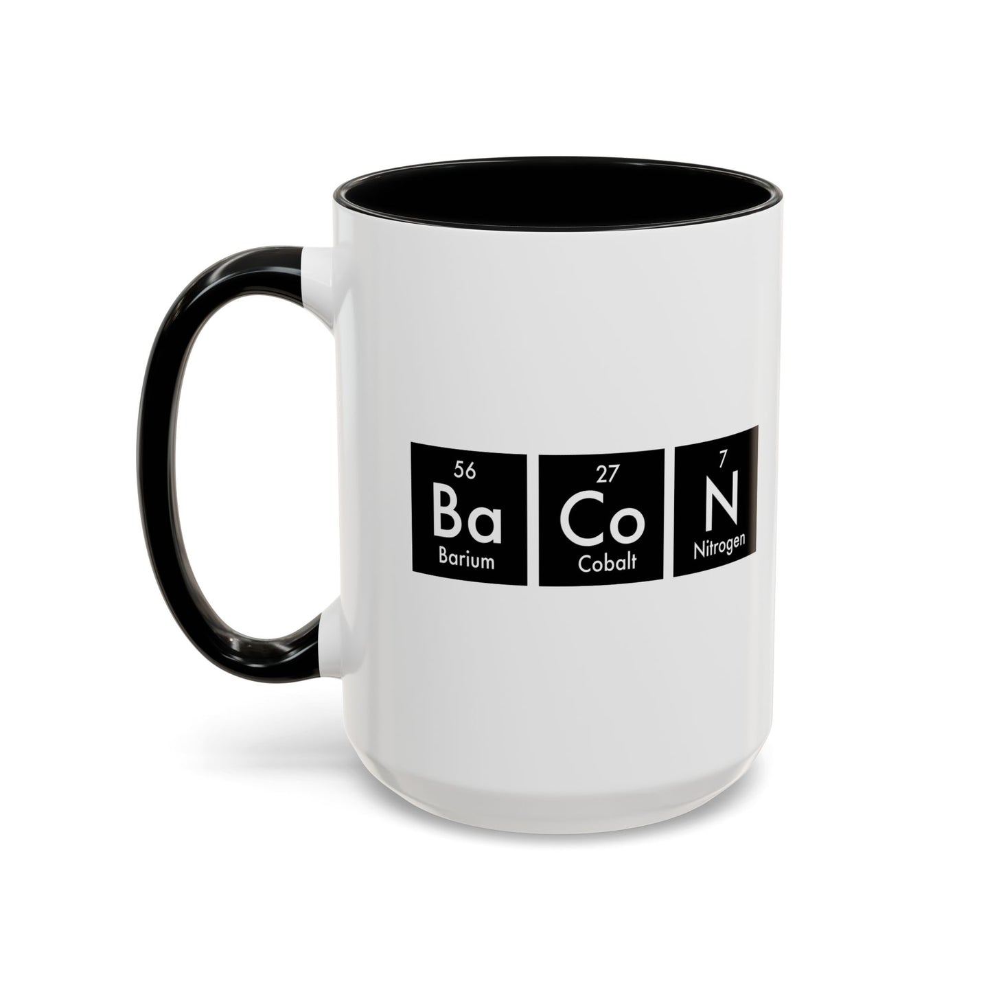 BACON ELEMENT Accent BiColor Funny Sarcastic Mug