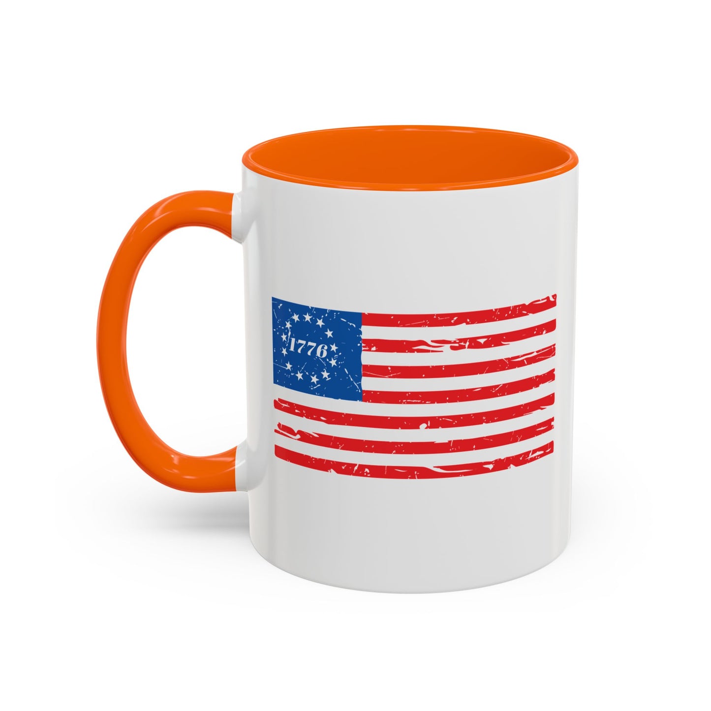 BETSY FLAG 1776 Accent BiColor Funny Sarcastic Mug