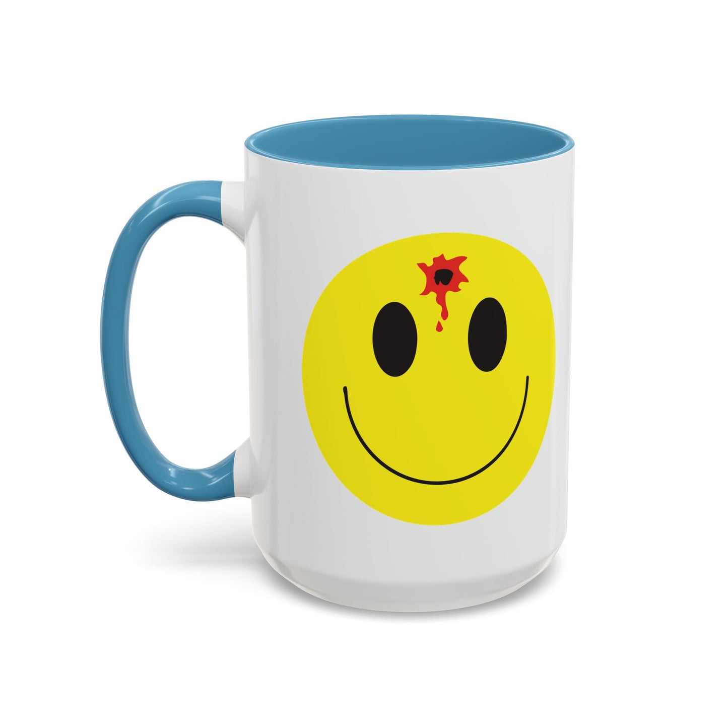 DEADSHOT HAPPY FACE Accent BiColor Funny Sarcastic Mug