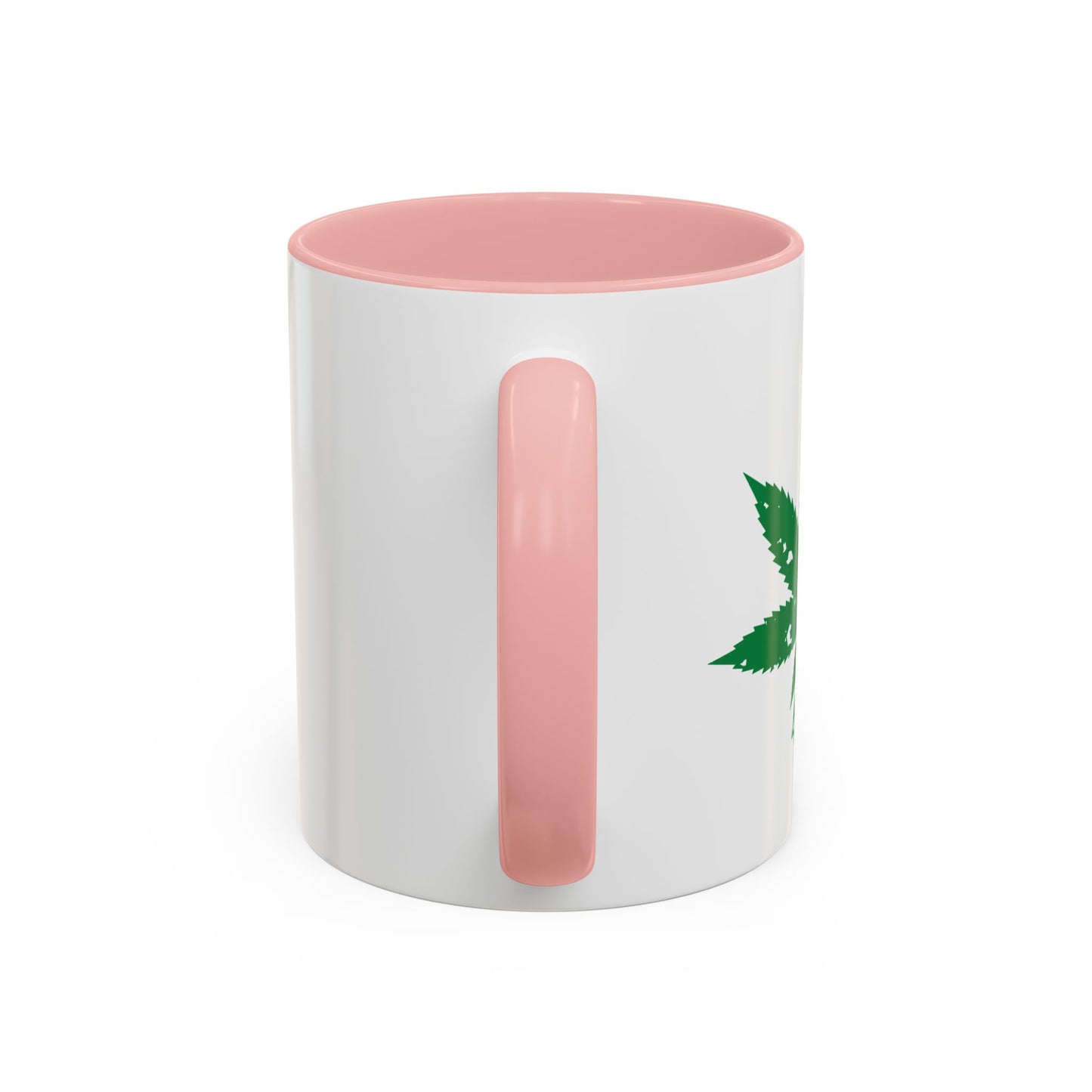 WEED LEAF 420 Accent BiColor Funny Sarcastic Mug