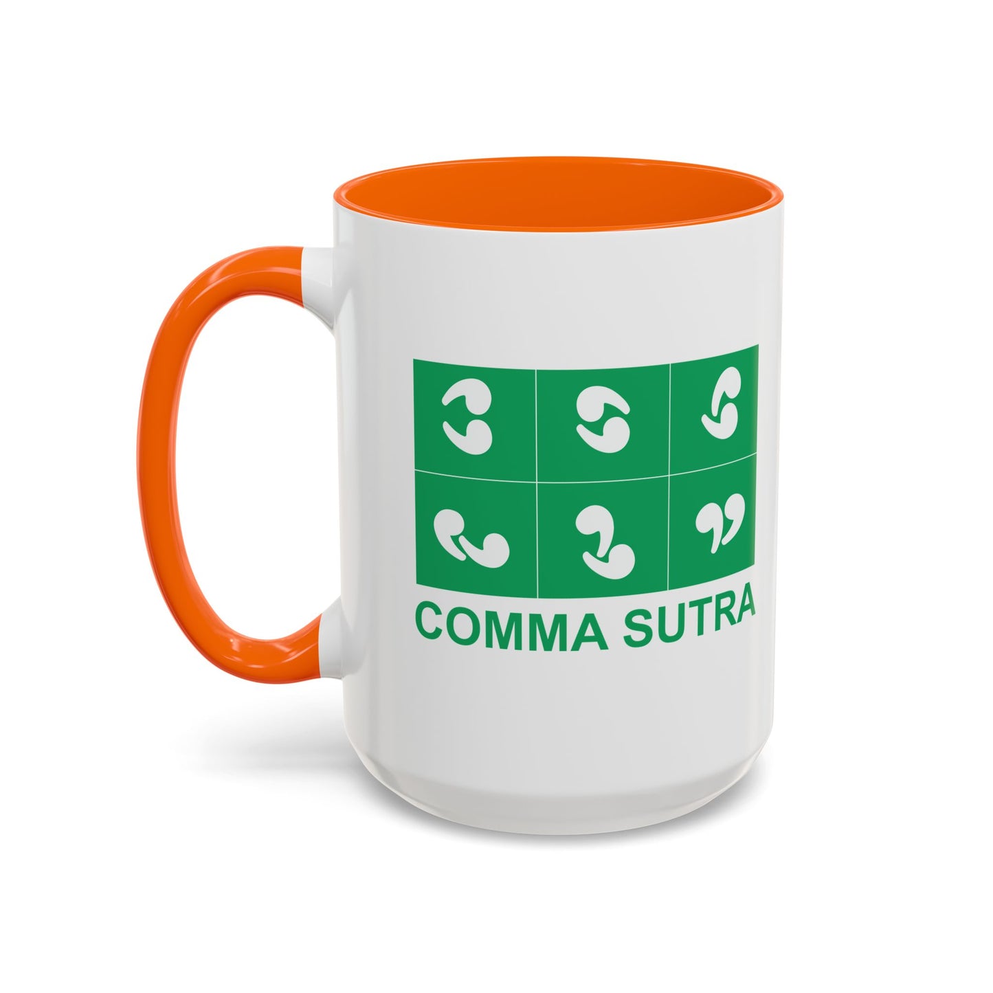 COMMA SUTRA Accent BiColor Funny Sarcastic Mug