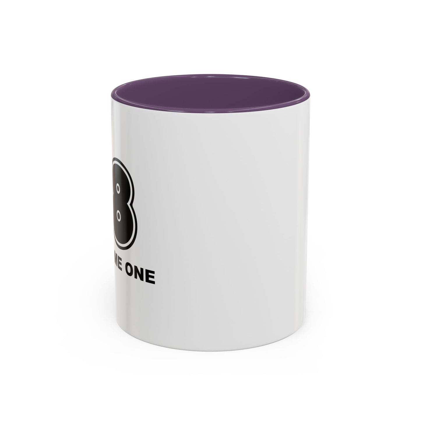 YOU OWE ME ONE Accent BiColor Funny Sarcastic Mug