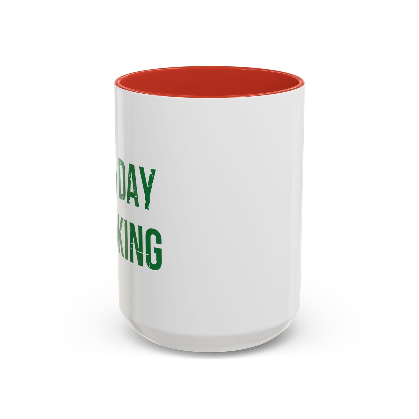 I HEART DAY DRINKING Accent BiColor Funny Sarcastic Mug