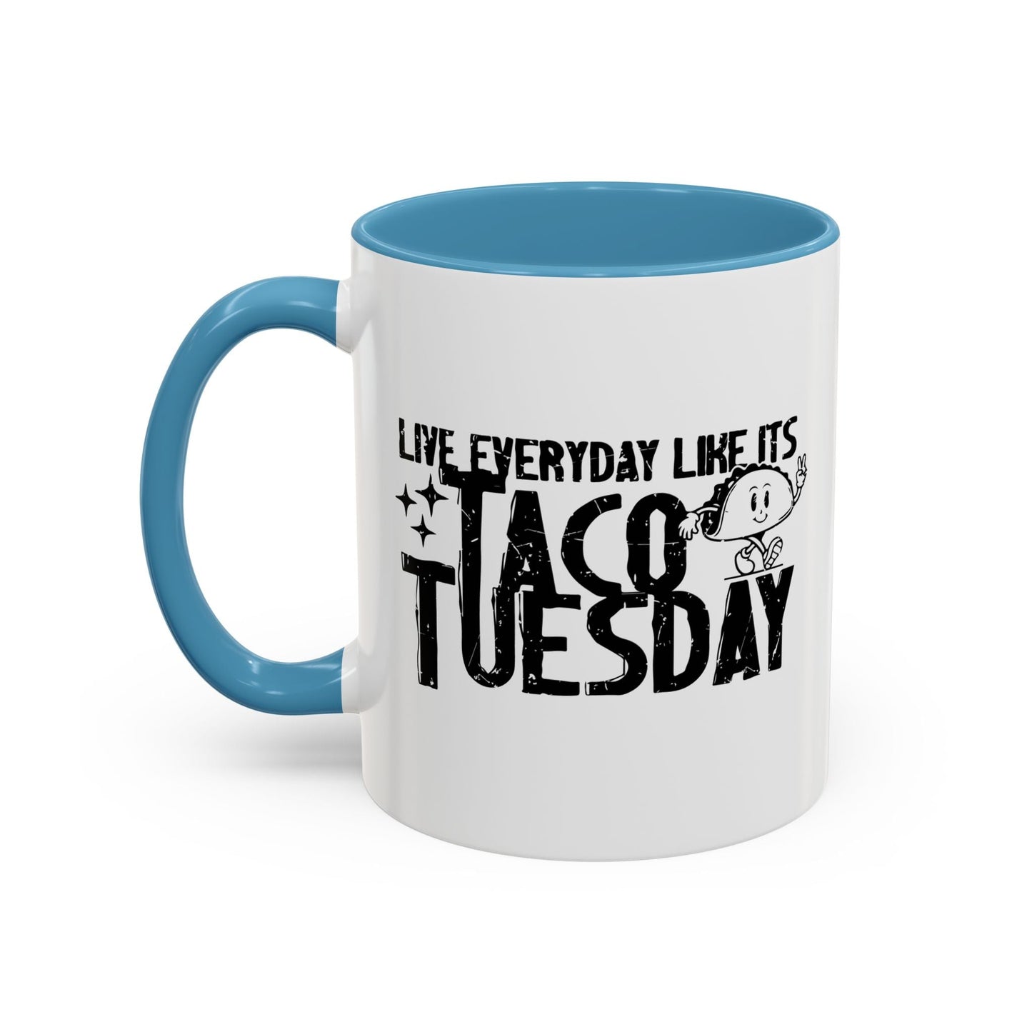 TACO TUESDAY Accent BiColor Funny Sarcastic Mug