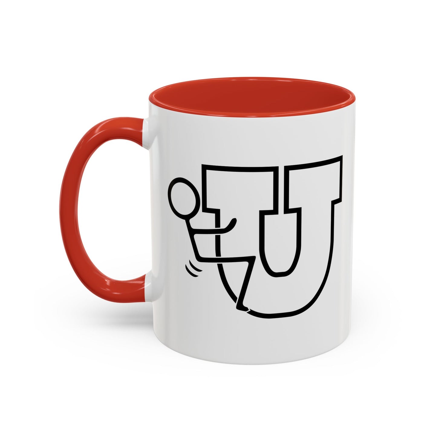 FUCK YOU Accent BiColor Funny Sarcastic Mug