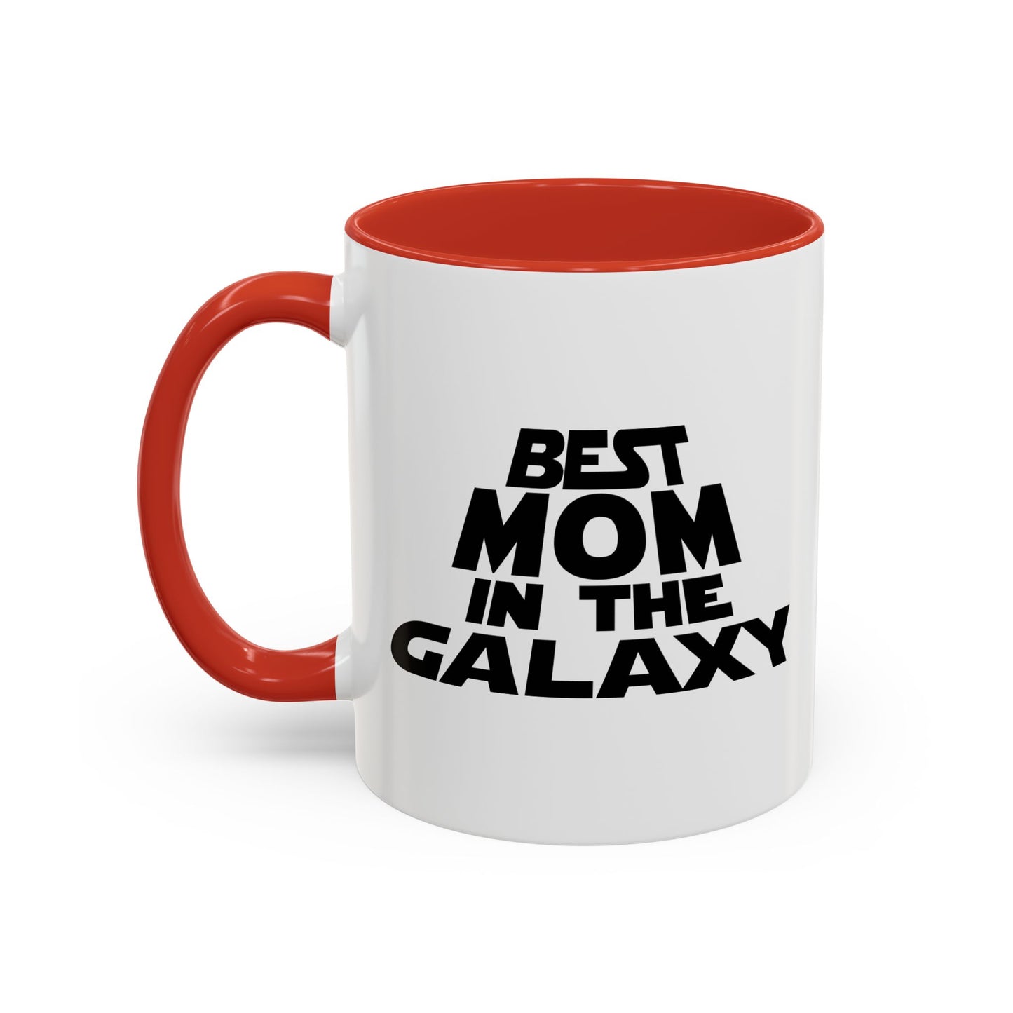 BEST MOM IN THE GALAXY Accent BiColor Mug