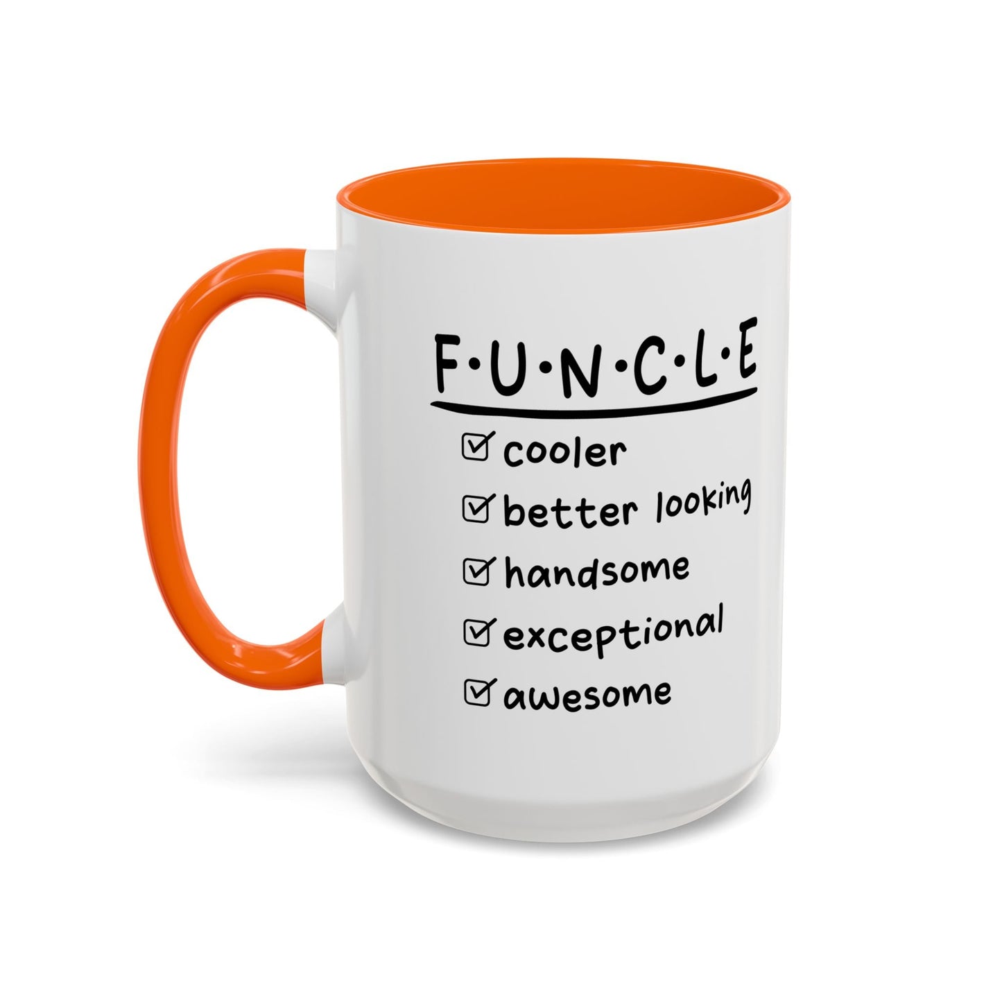 FUNCLE Accent BiColor Funny Sarcastic Mug