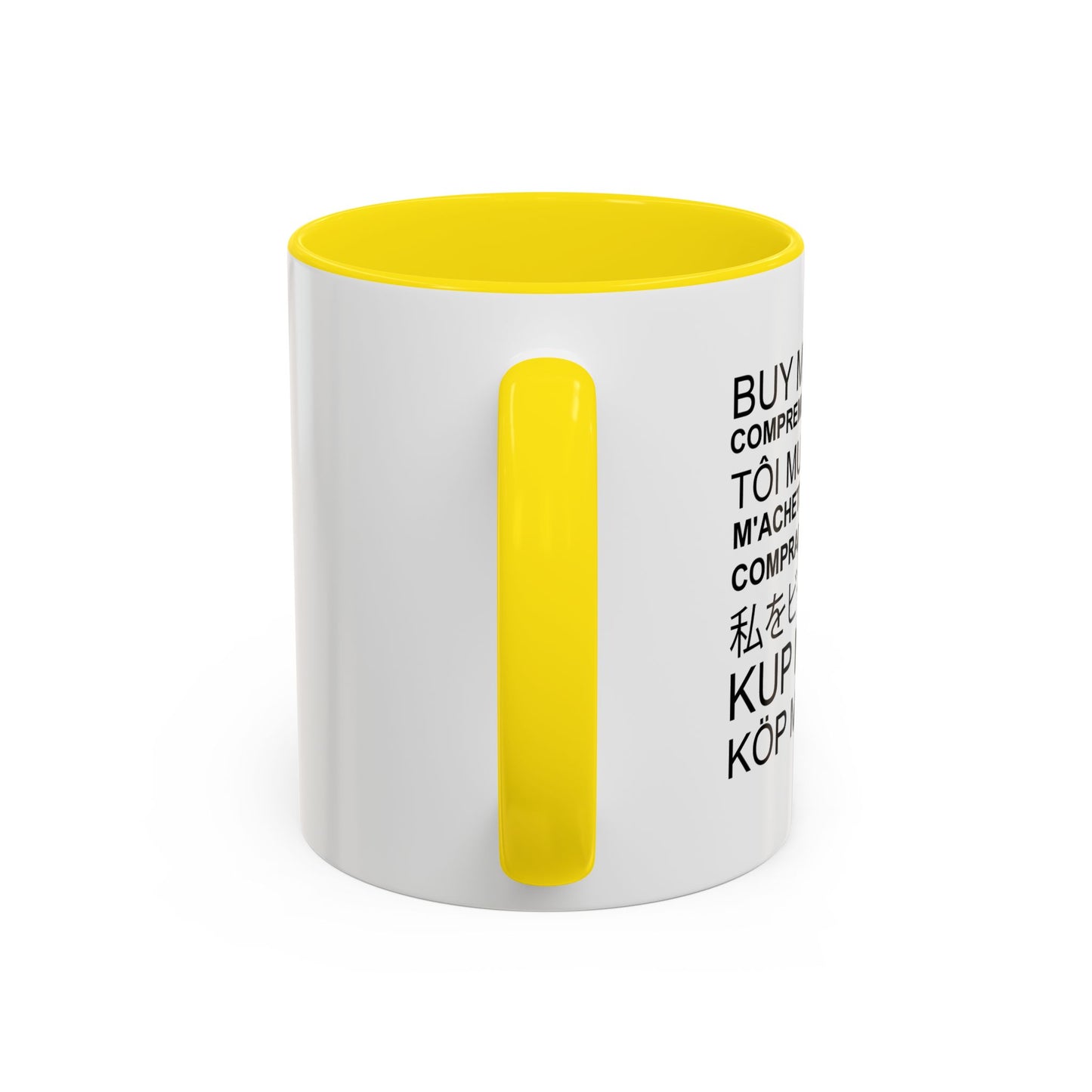 BUY ME A BEER Accent BiColor Funny Sarcastic Mug