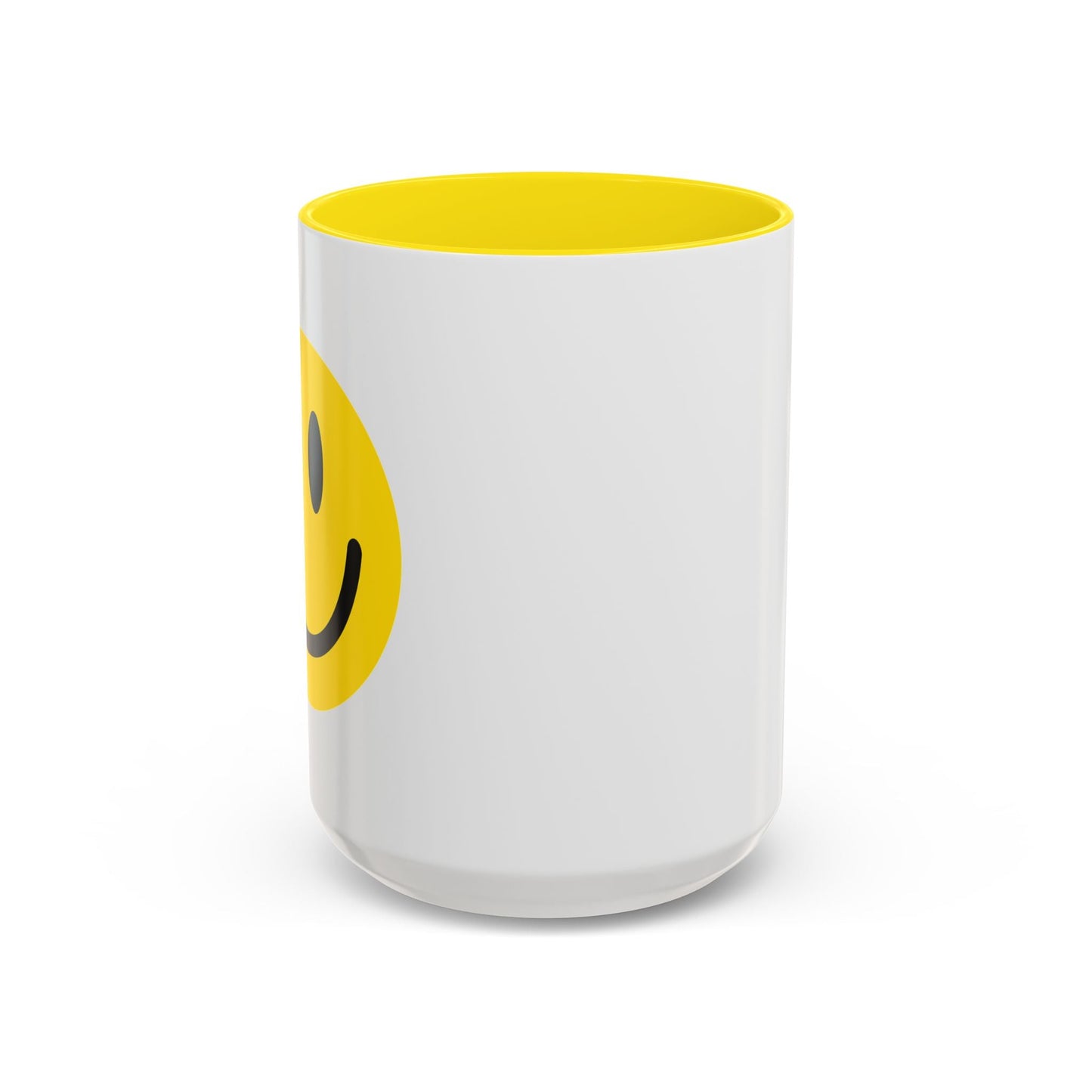 SMILE FACE Accent BiColor Funny Sarcastic Mug