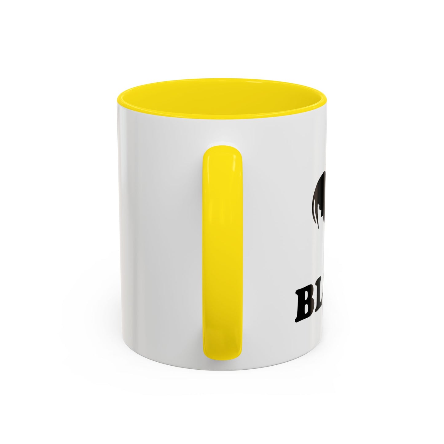 COCK BLOCK Accent BiColor Funny Sarcastic Mug