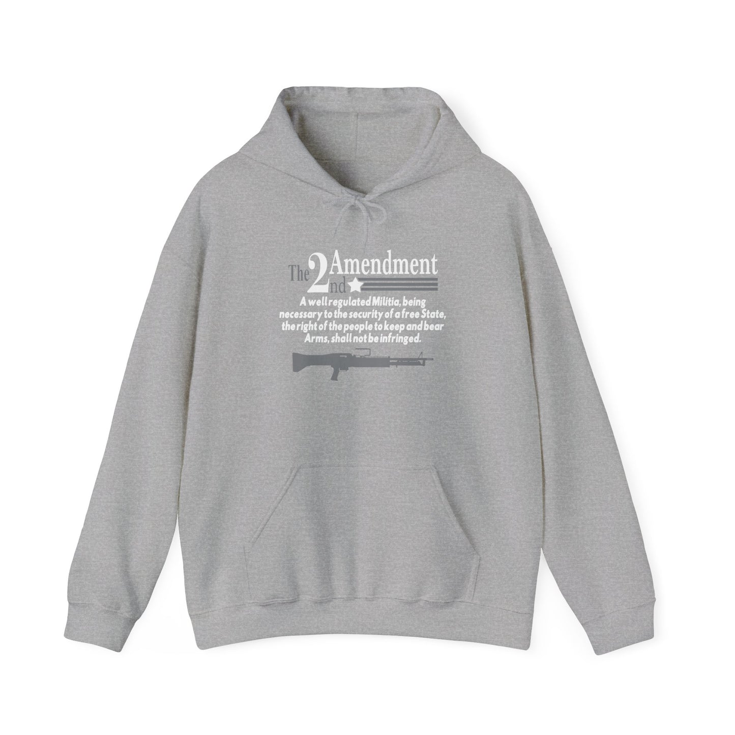 THE 2ND AMENDMENT - Premium Unisex Funny Sarcastic Black Hoodie Sweatshirt